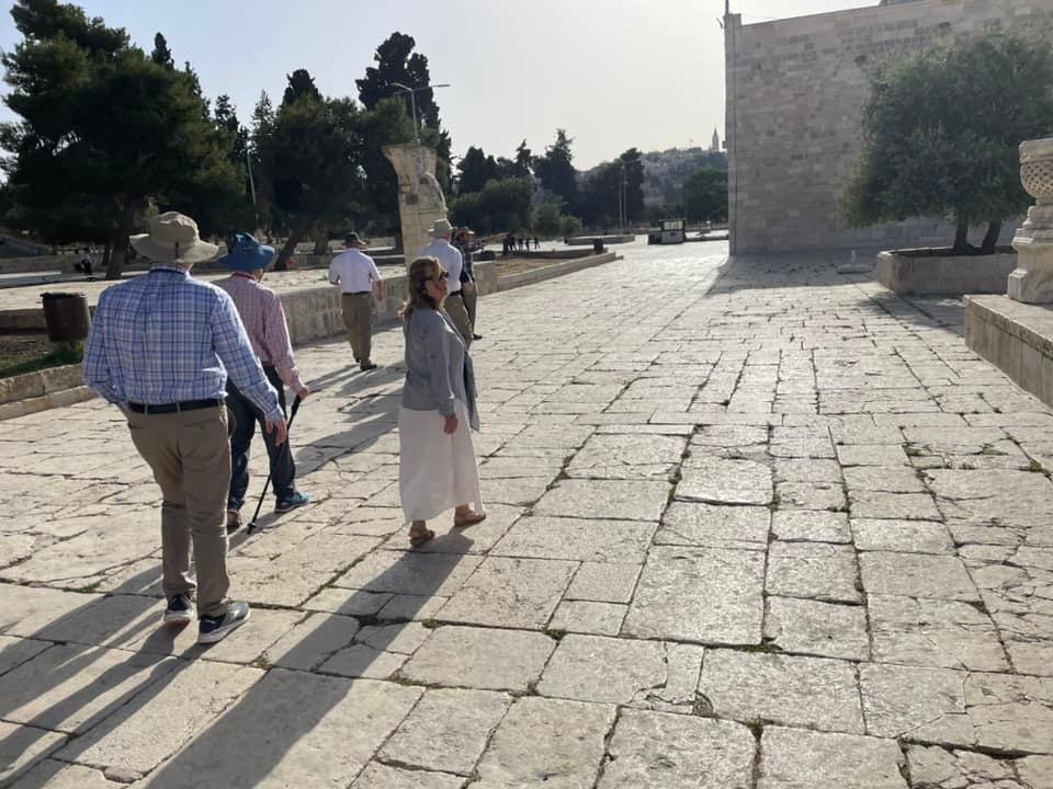  The vast Temple Mount. 