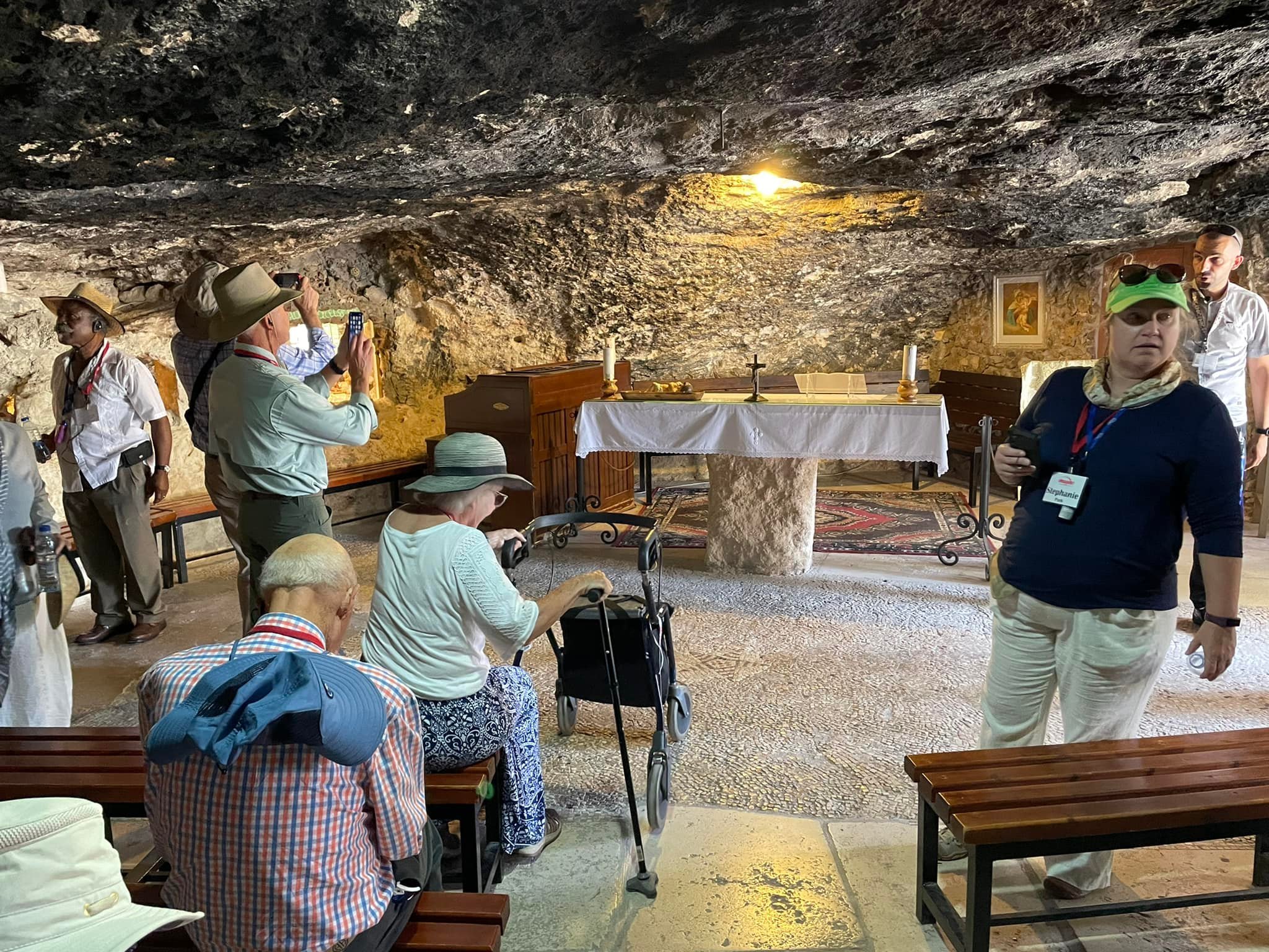  Note the altar, this cave is used regularly for worship. 