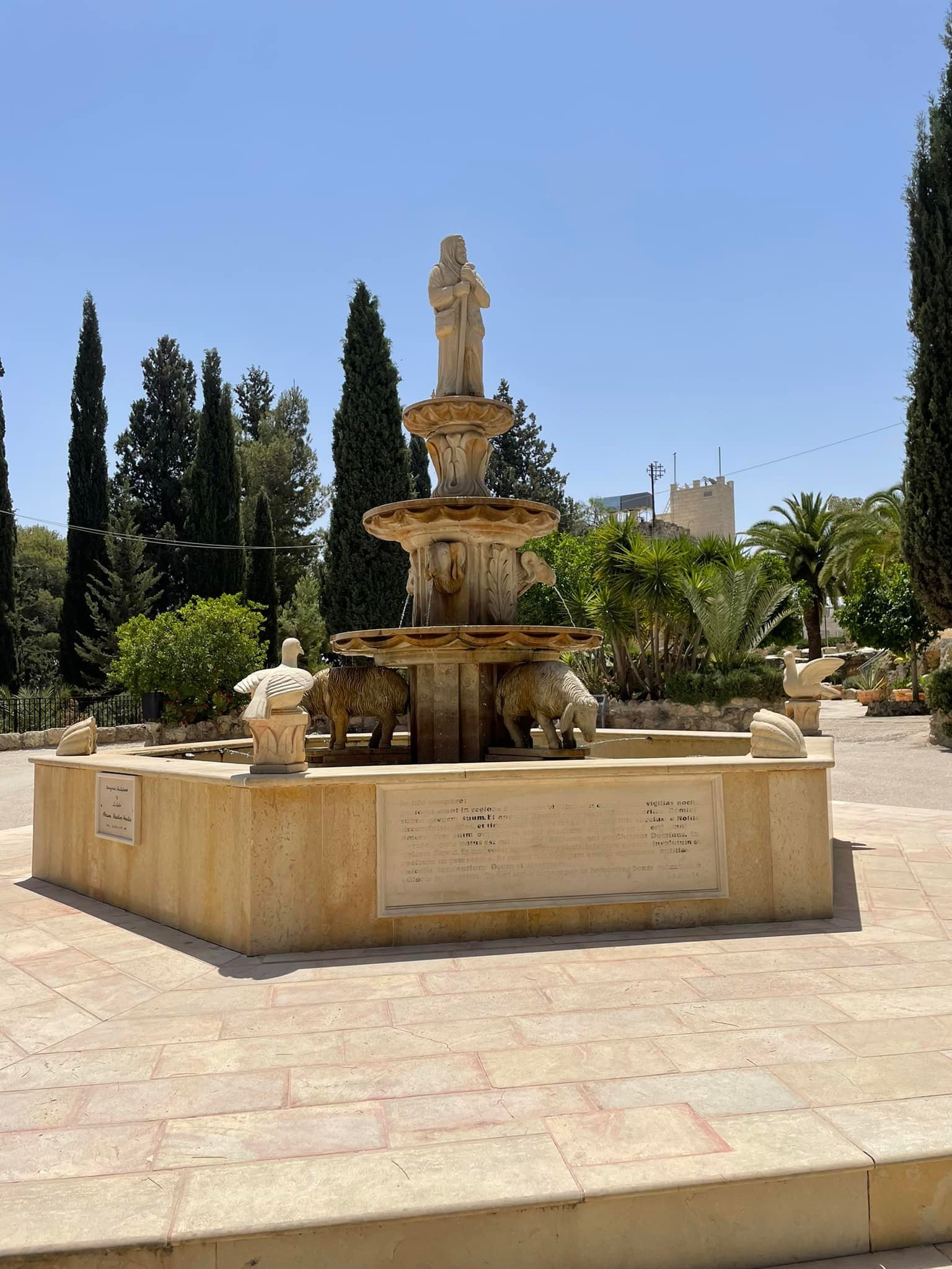  A fountain dedicated to the shepherds. 