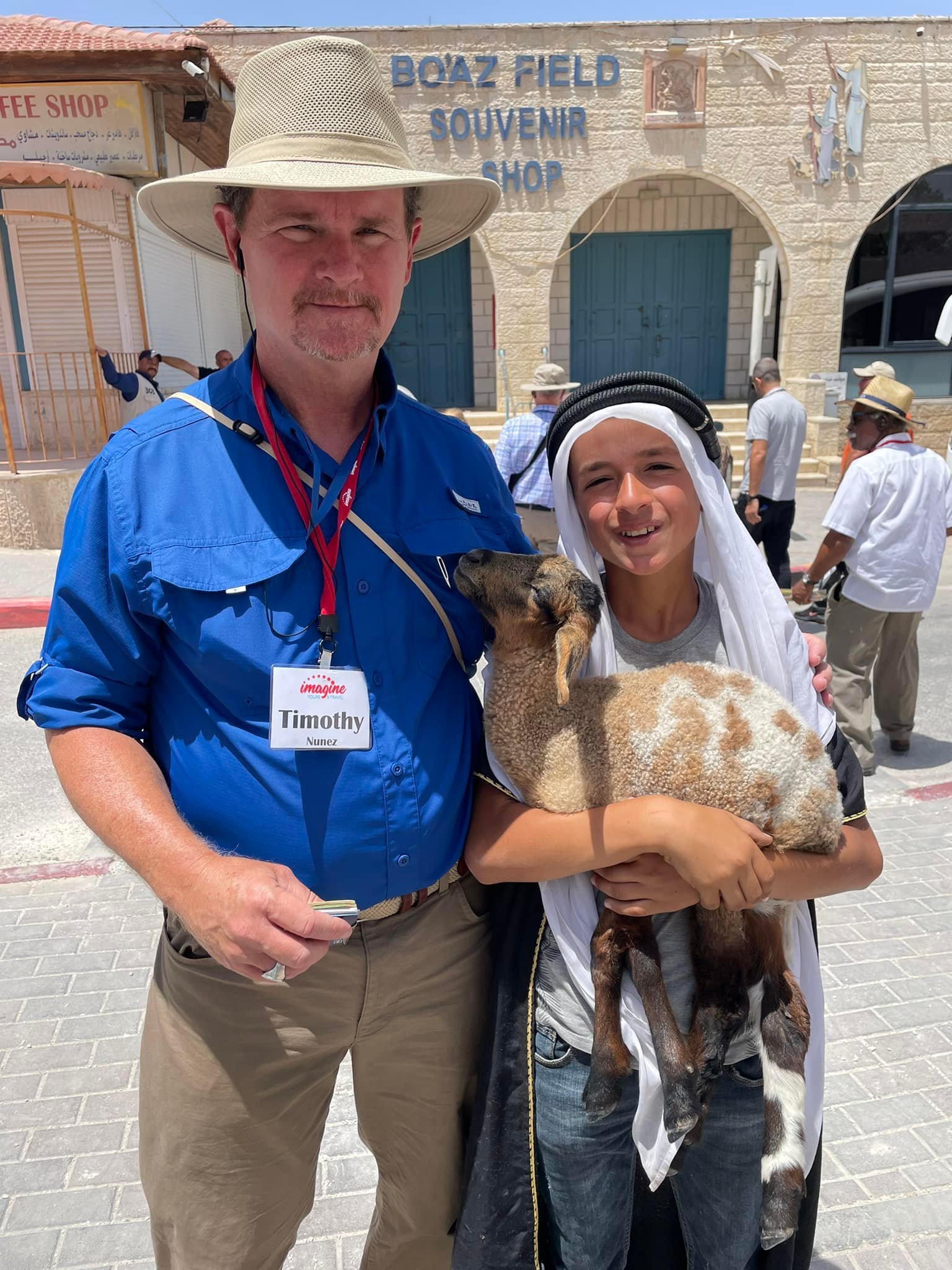  This boy is an actual Bedouin. 