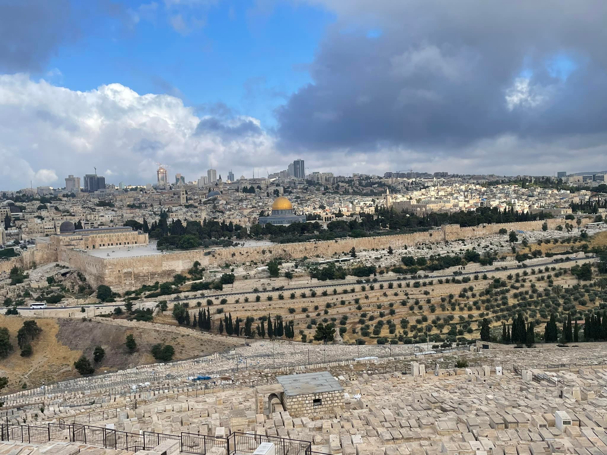  The Mount of Olives is largely a cemetery, and was in Jesus’ time as well. 