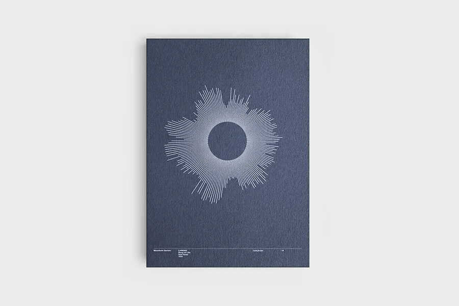 Leftfield waveform poster