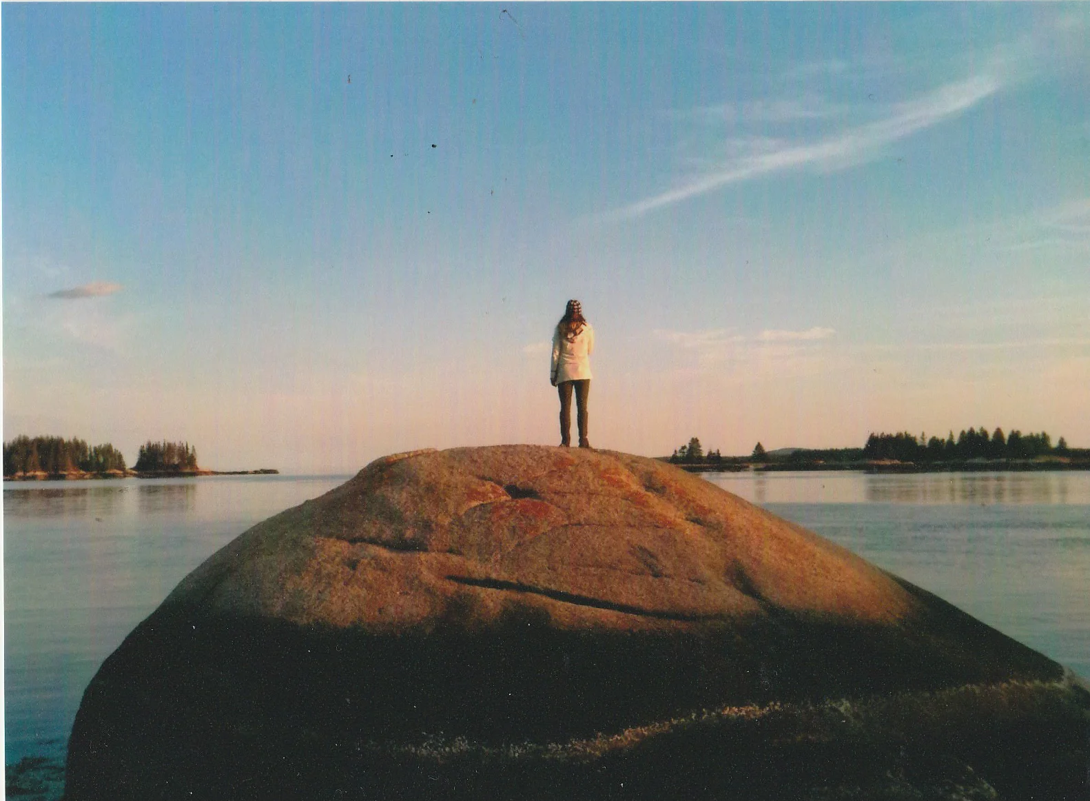 haystack, 2011. not me, because i took this photo, but i definitely stood there too!