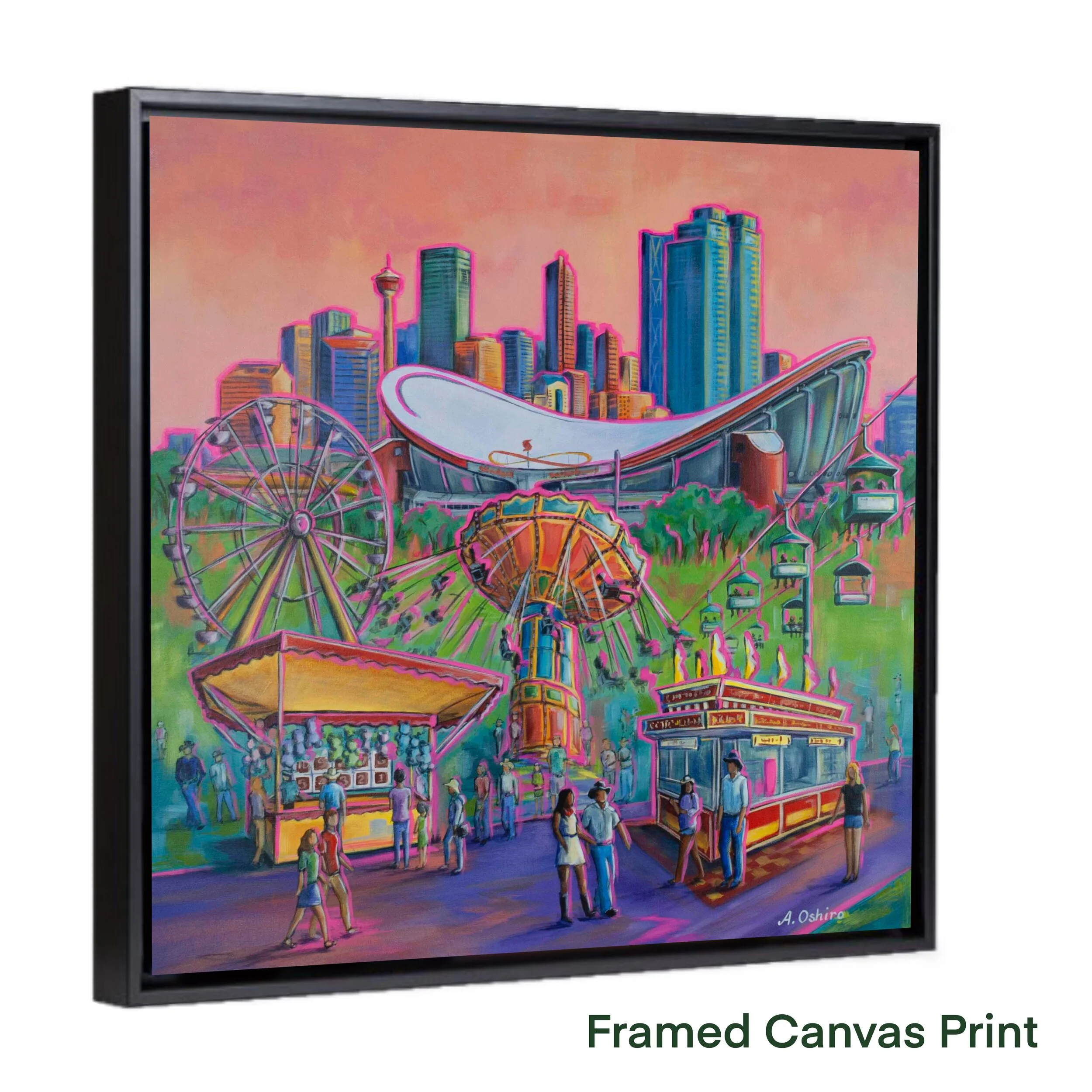 Yee Haw Framed Canvas Print.jpeg