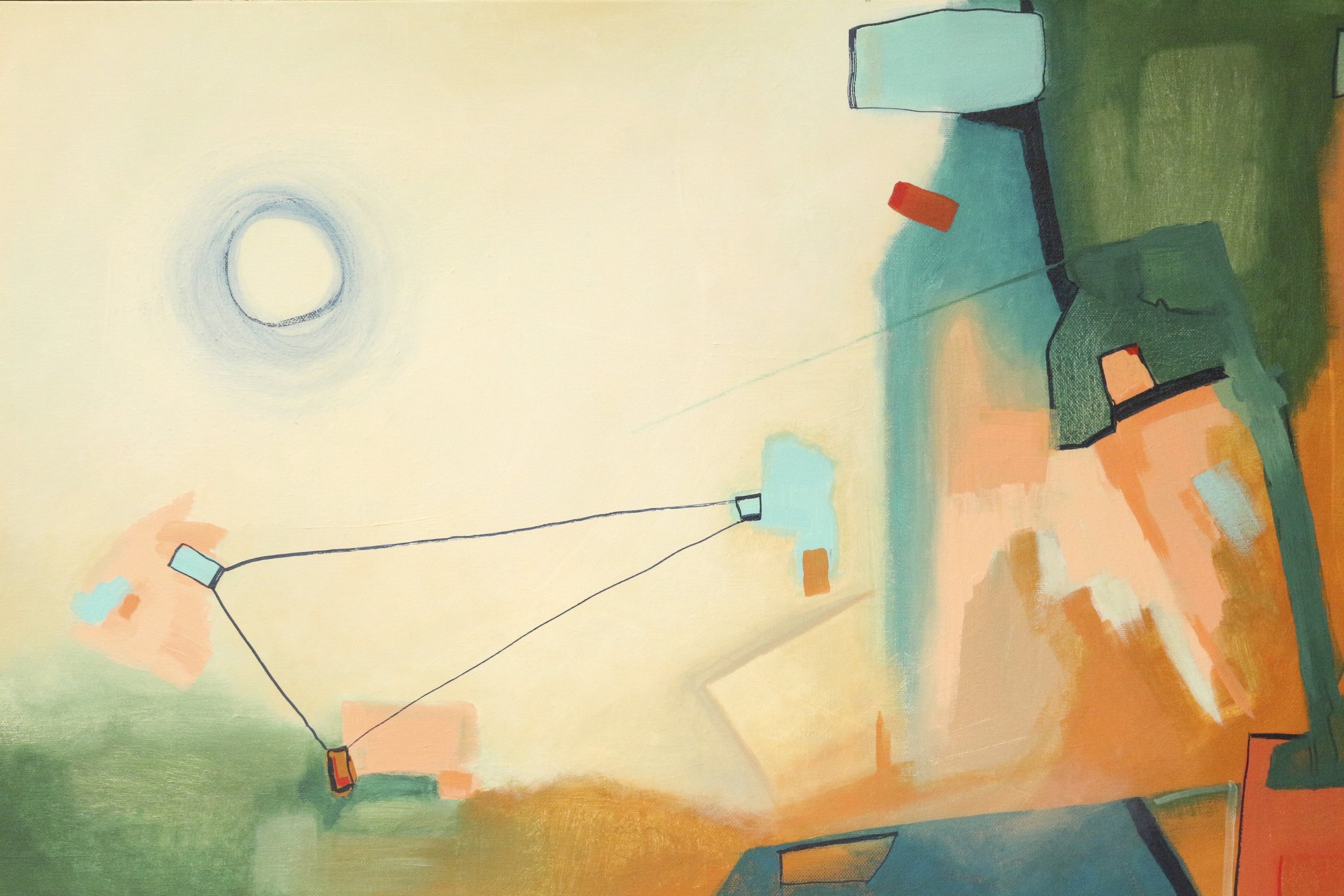 every little thing Jasmine Farrow abstract painting