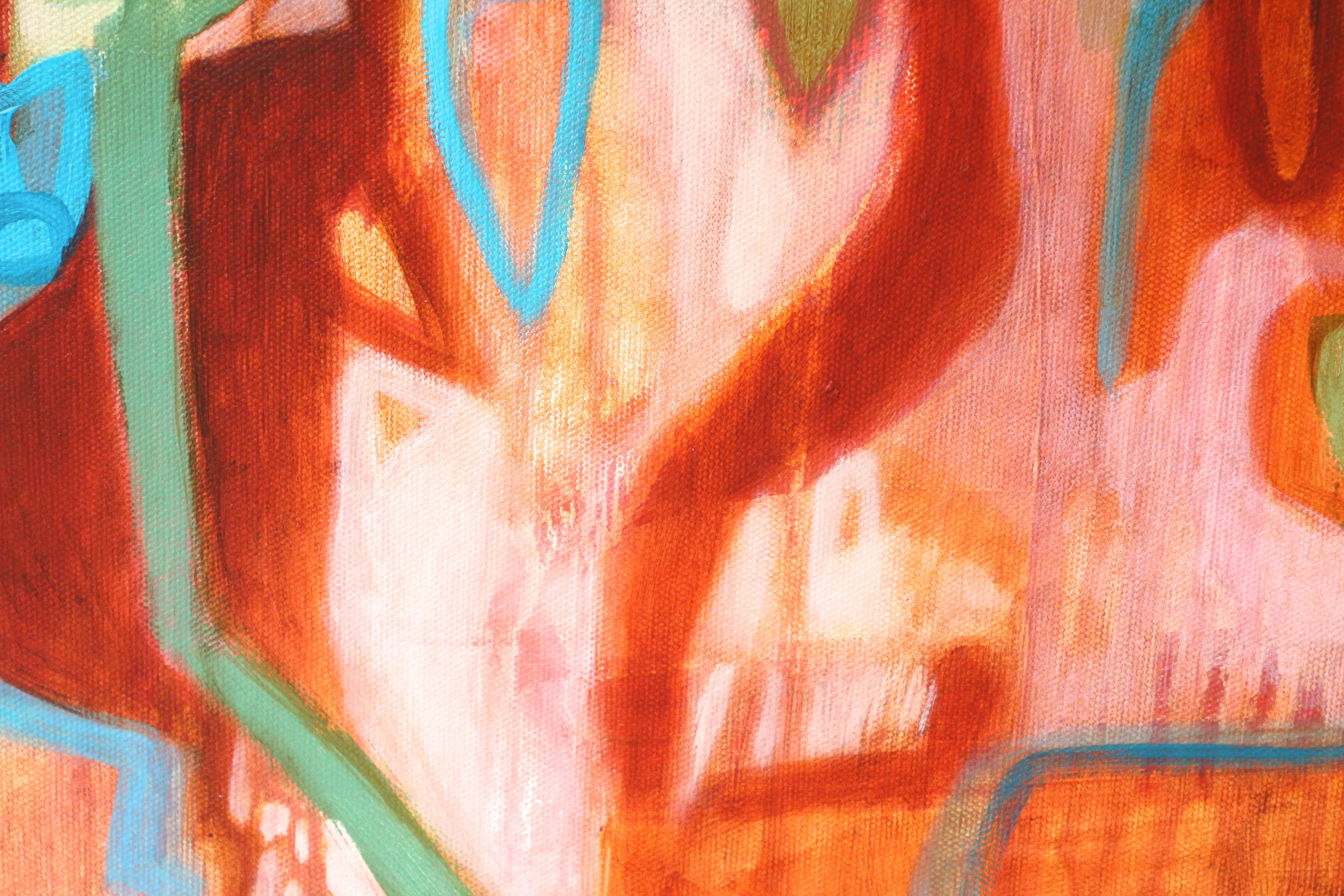 Watching The Sun Go Down detail Jasmine Farrow art