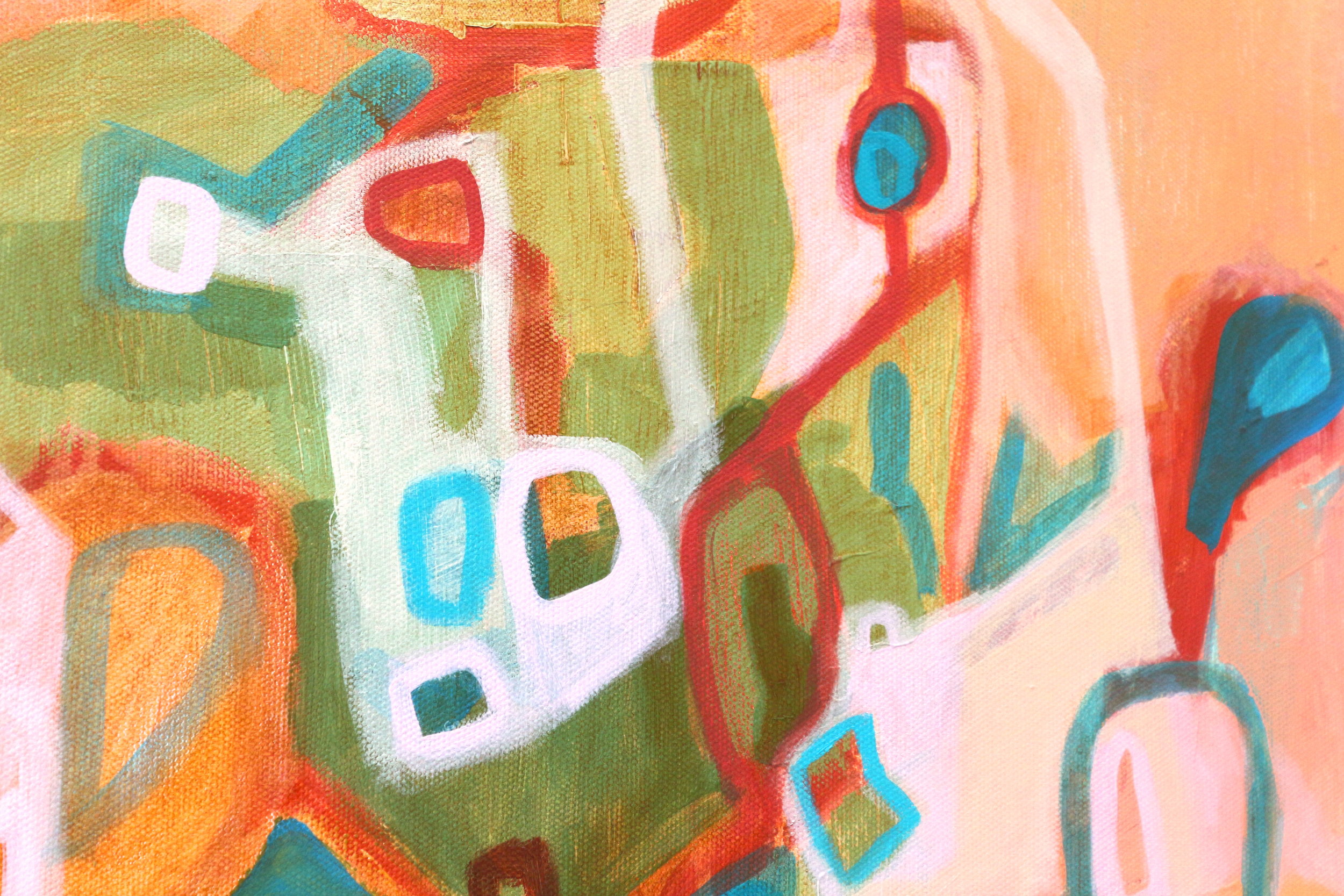 Watching The Sun Go Down detail2 Jasmine Farrow art