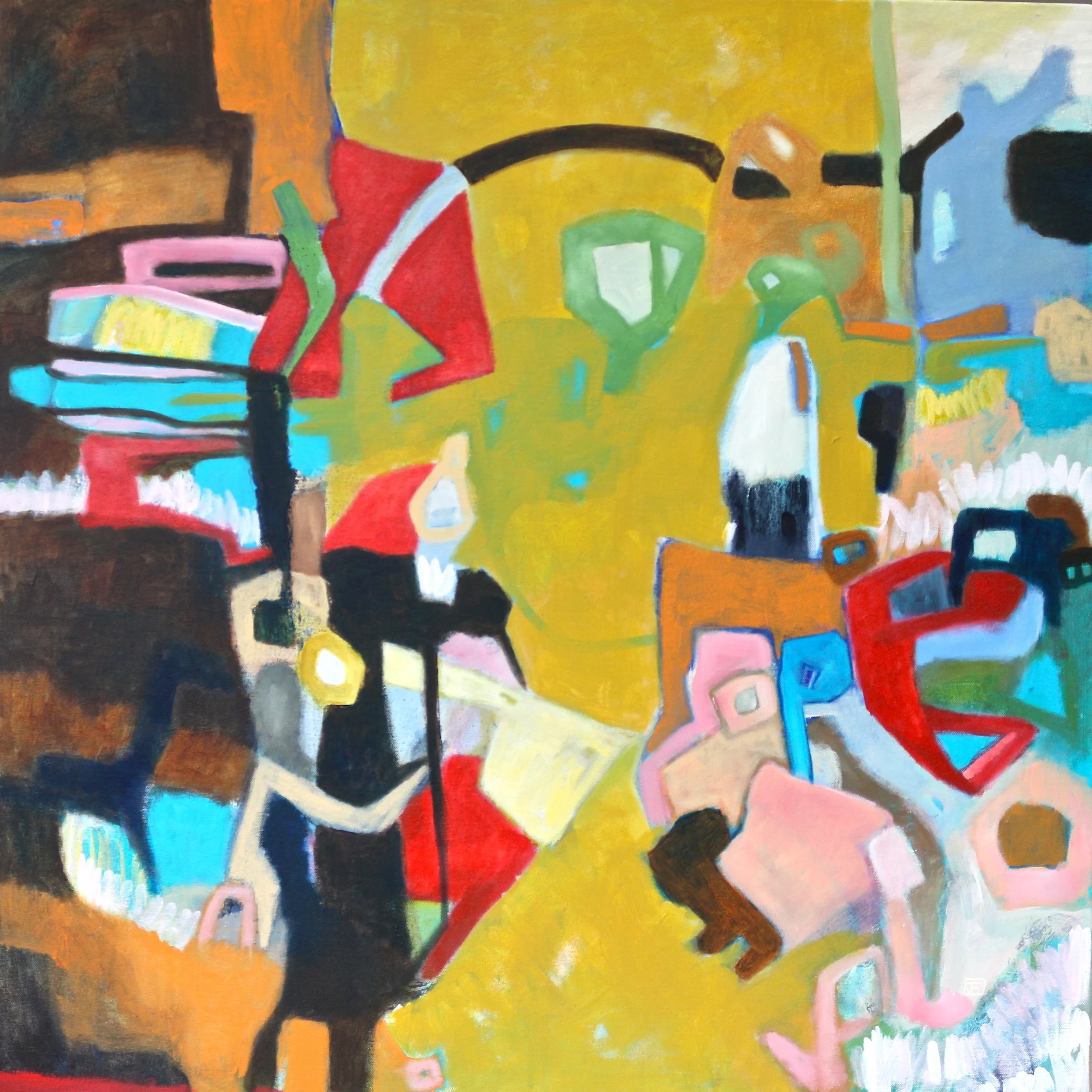 A Walk In A Rest Jasmine Farrow abstract art