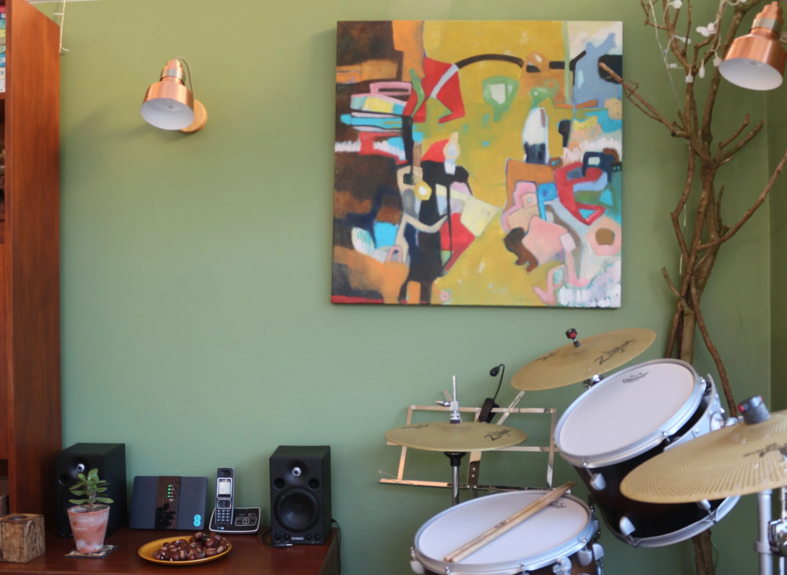 A Walk In A Rest room view Jasmine Farrow art