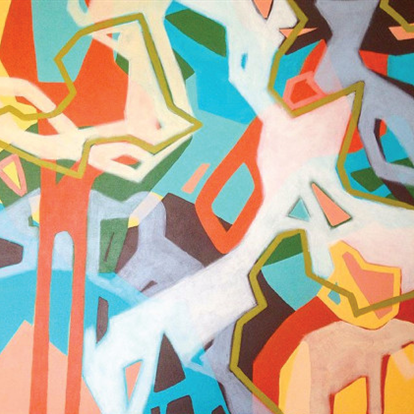 Autumn In Air Jasmine Farrow abstract art