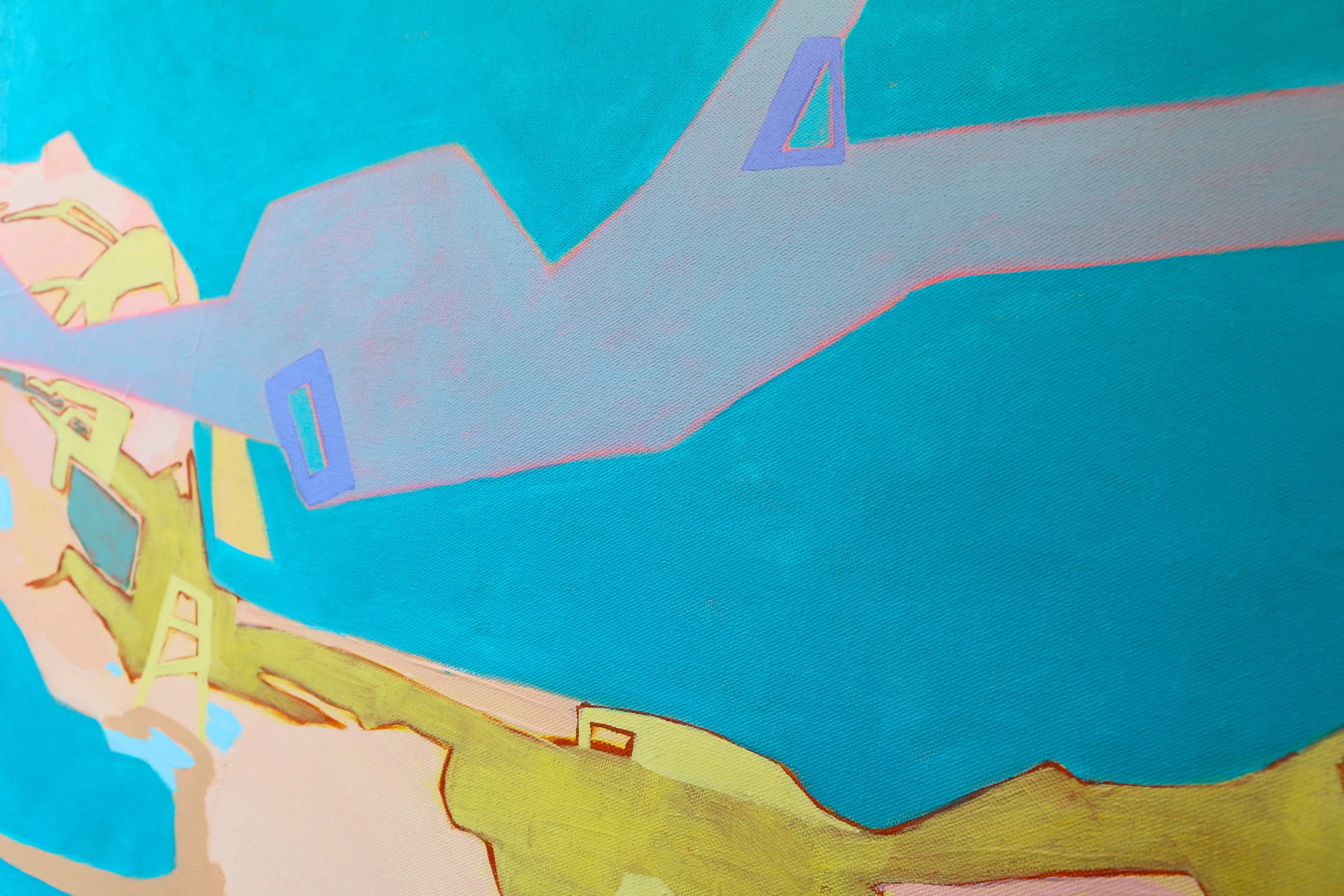 A Nap From Above detail Jasmine Farrow art