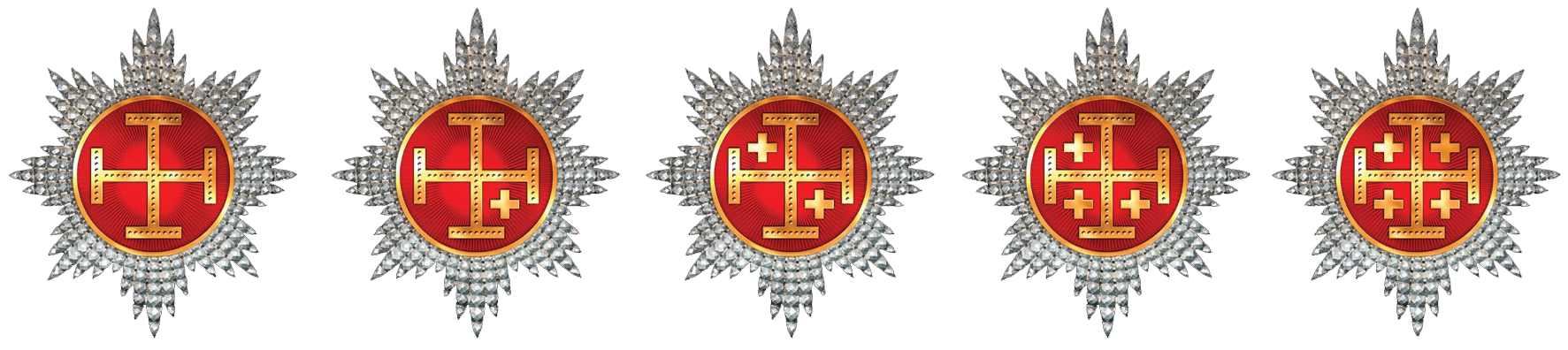 The New Grand Master's Club Crusader's Cross Levels and Jewels