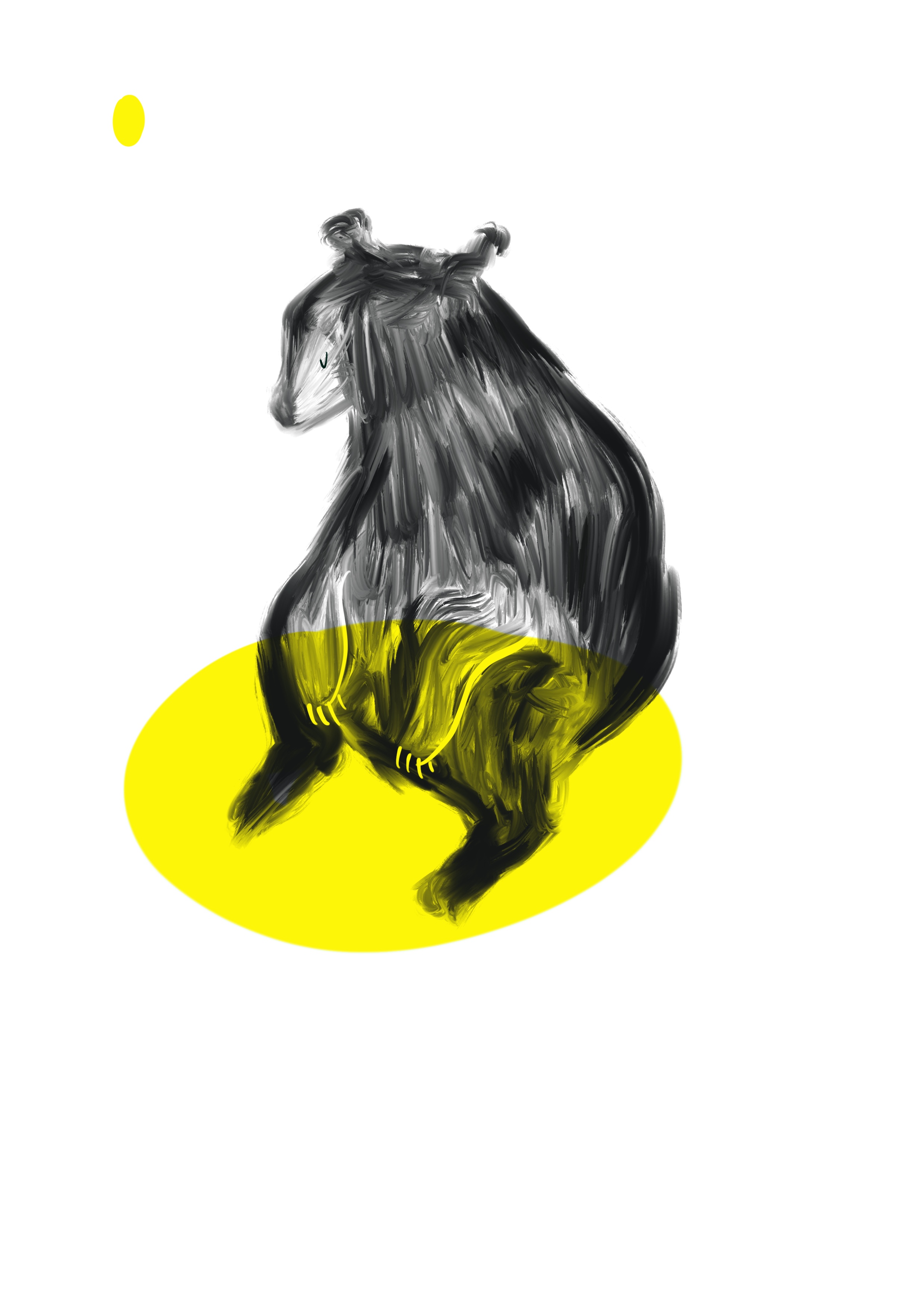 Part of series of illustrations created to raise awareness around the plight of Bears in Canada - the destruction of their habitat, and the important role bears play in the wider ecosystem.