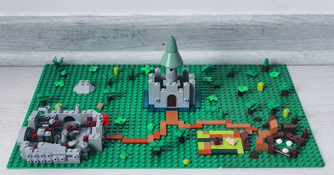 This landscape was one of the scenes I used in my stop motion video. Lego Masters (Belgium&amp;The Netherlands) launches a weekly challenge. This week's challenge was to build a castle with a tower. So I figured I'd just upload this :) I am 31 years 