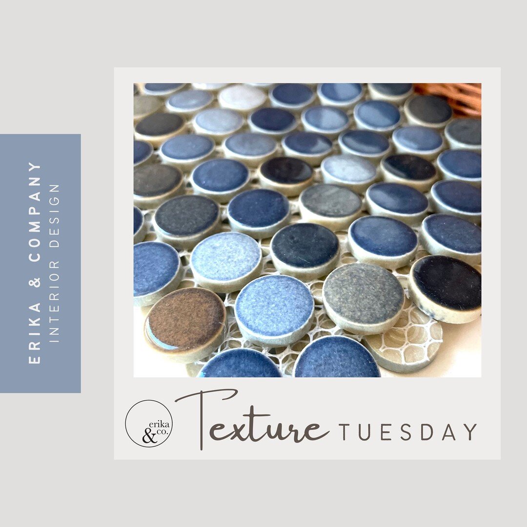 It's #TextureTuesday! 
In 2022, I think we'll see more colorful bathroom suites. This tile reminds me of blue jeans (which is good, because it reminds me of my kids 👖❤️)
We're curious: What does it make you think about?
#TextureTuesdays #BlueJeans #