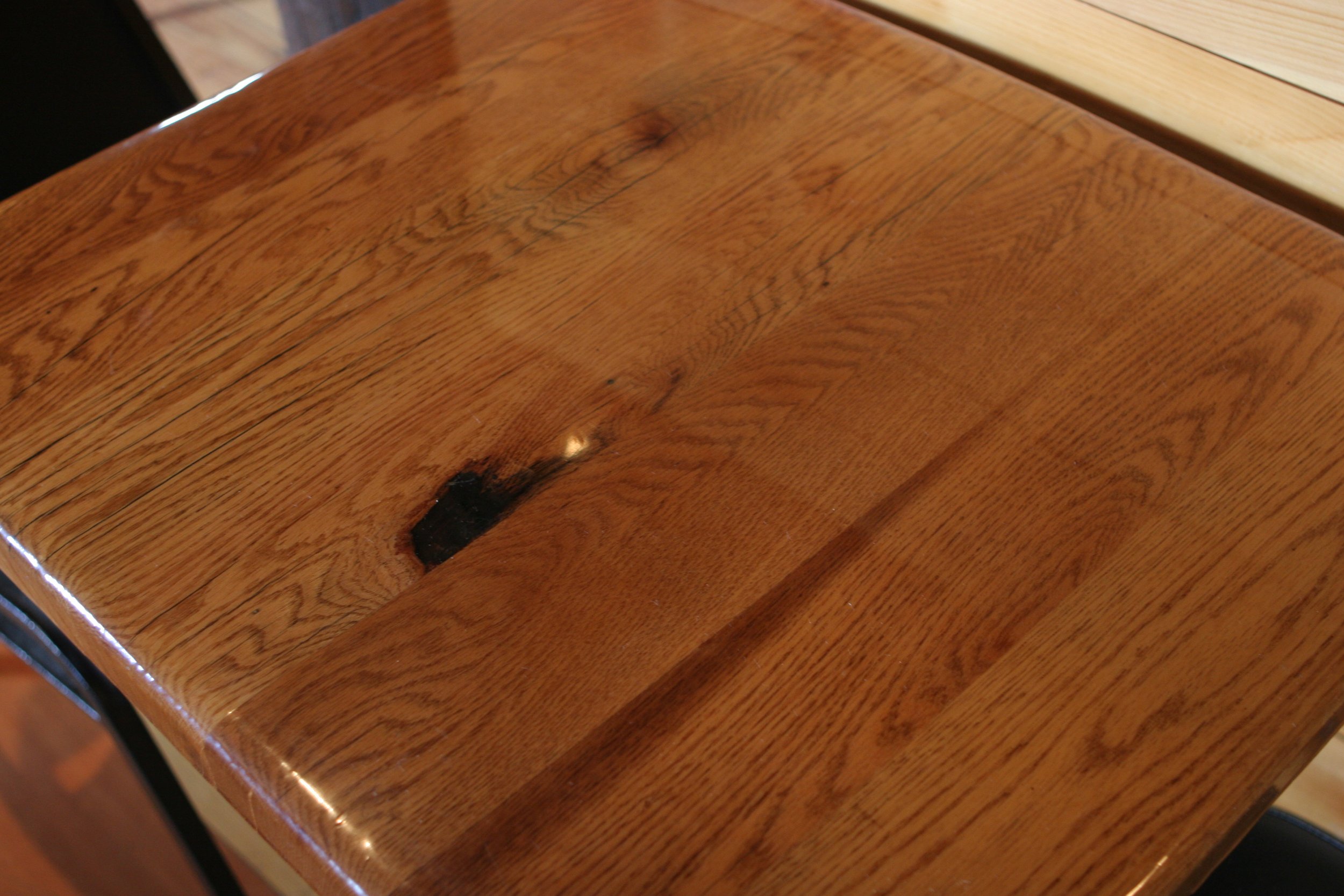 One of The Town Tavern's tables, our millwork shop glued up..JPG