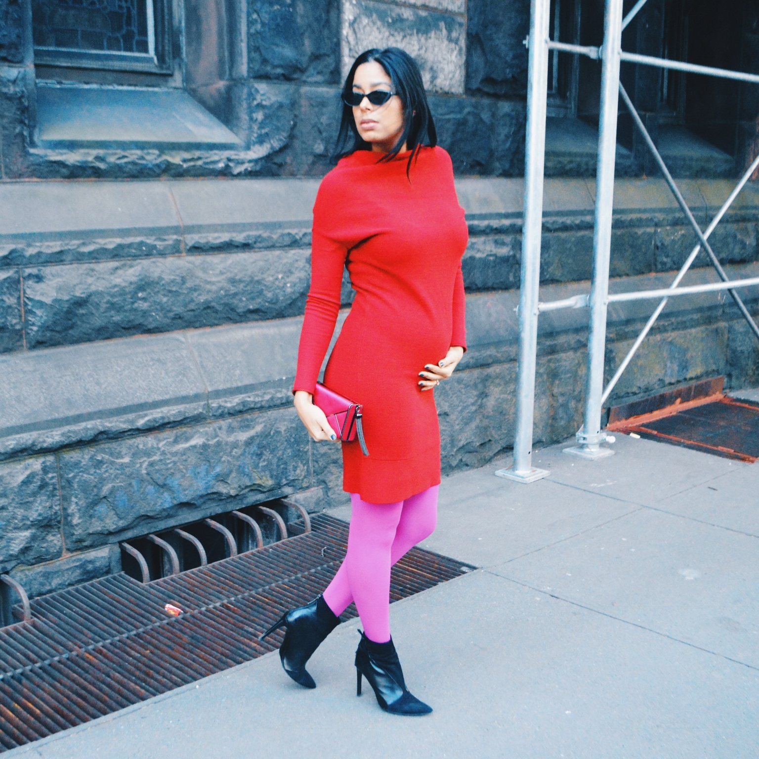 Red and Pink Outfit — Viancey Peraza