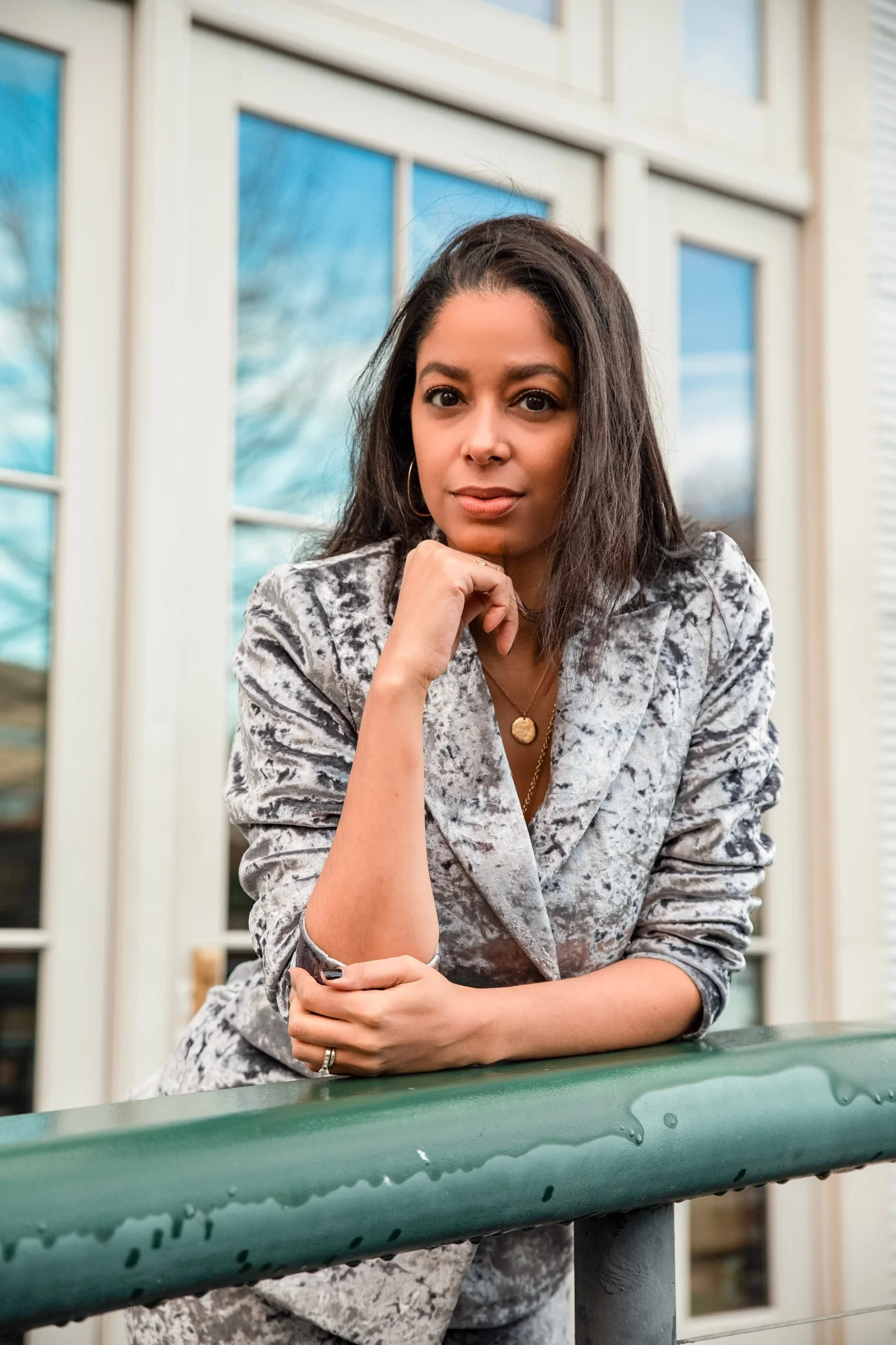 Velvet Suit for the Holidays