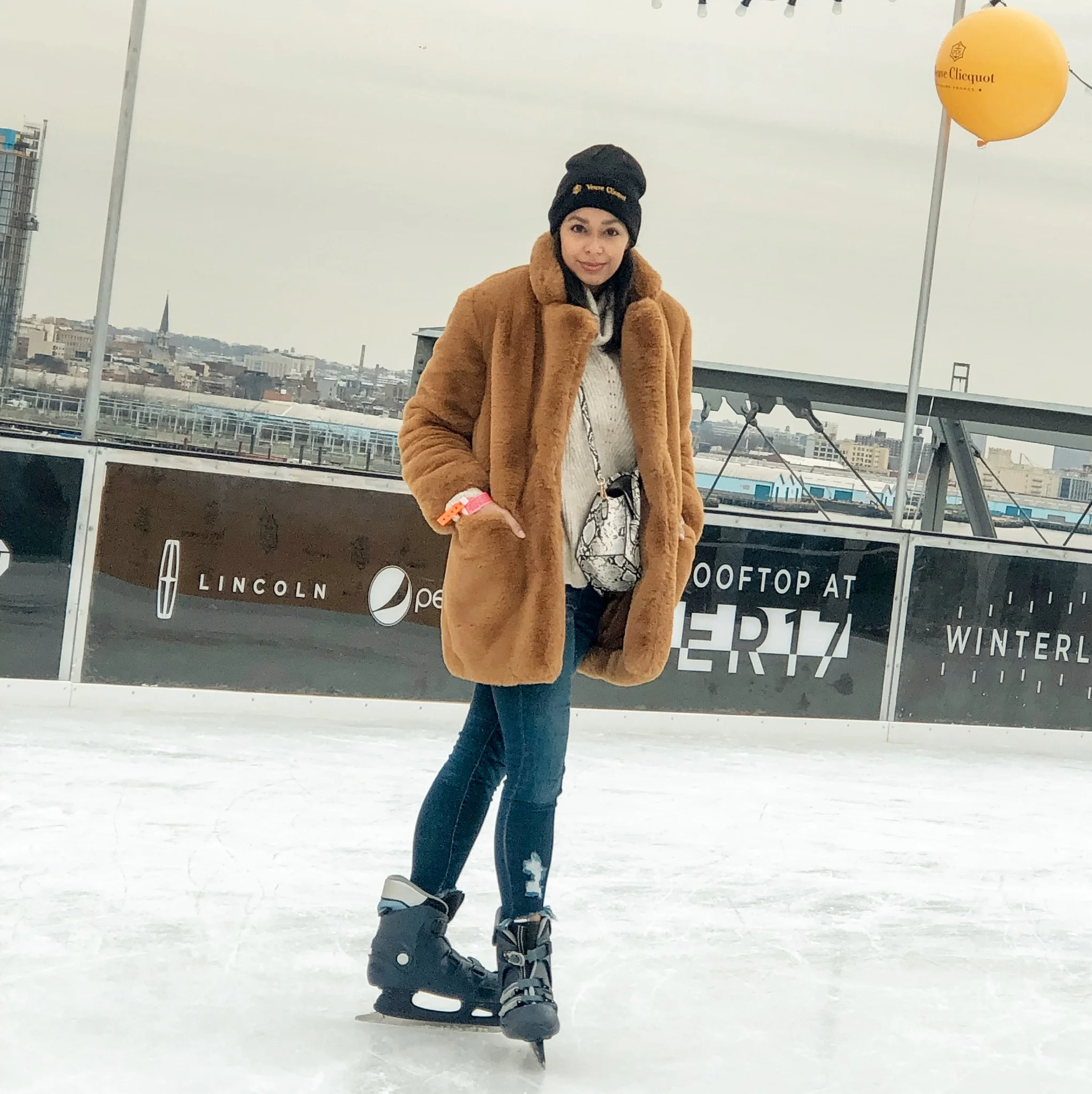 Ice Skating and Champagne 