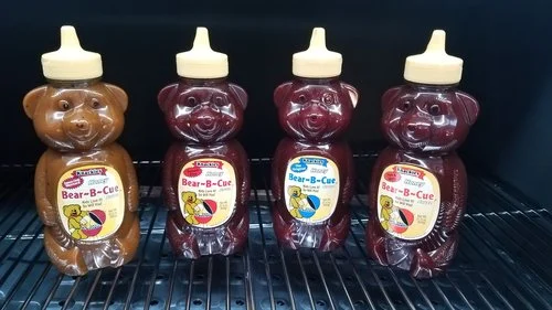 Bear-B-Que: Original, Hot-N-Spicy, Sweet Fire & Sweet Chili Mustard