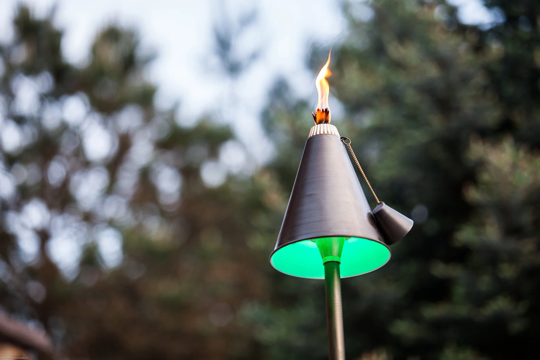 Haven Home Lighting fixture with tiki torch
