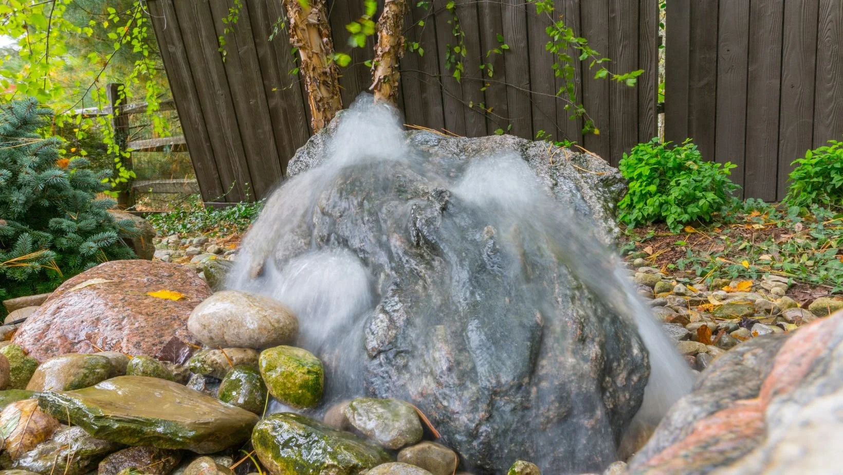 Seasonal Landscaping Bubbler Rock - Seiler's Landscaping