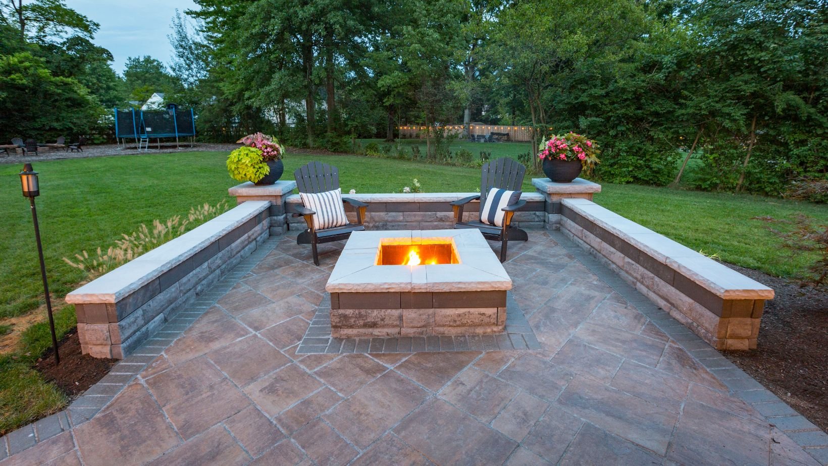 Seasonal Landscaping Fire Feature - Seiler's Landscaping
