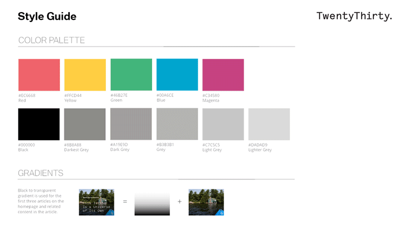 Style guide and component library for the redesigned website Client: BMW Foundation