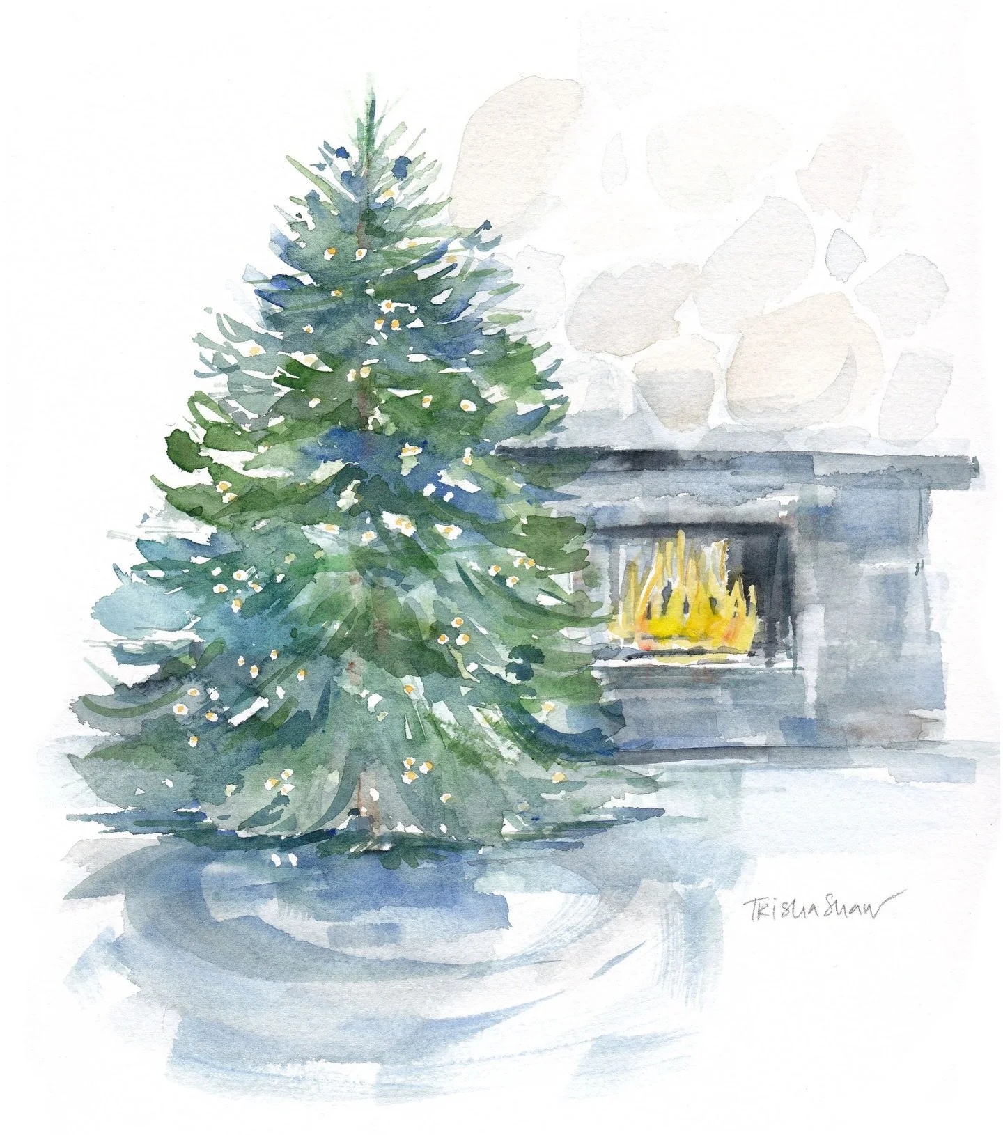 looks like a cozy way to spend a day 🌲🔥😊