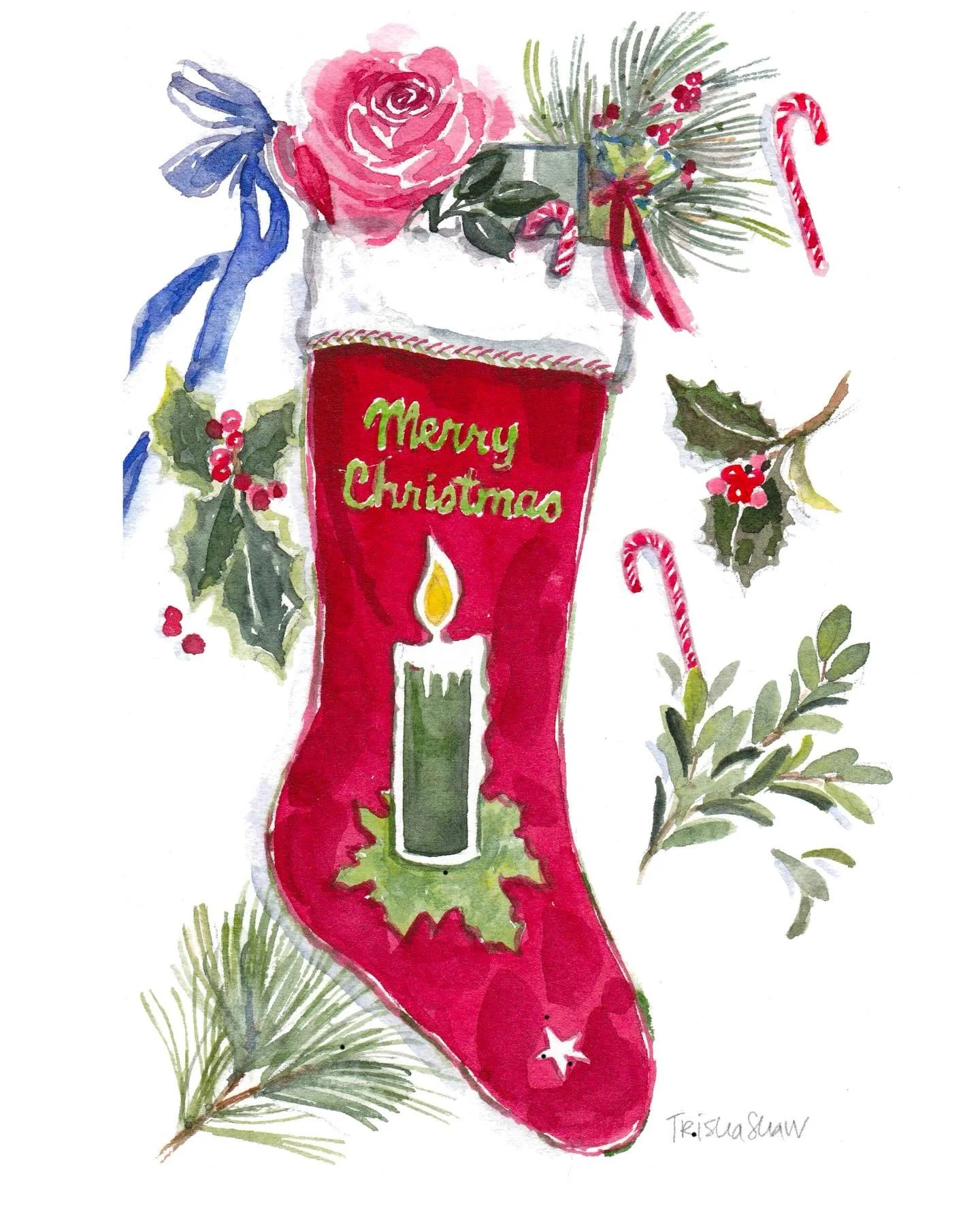 some old fashioned stocking style 🥰🎁🌹🎄🕯️