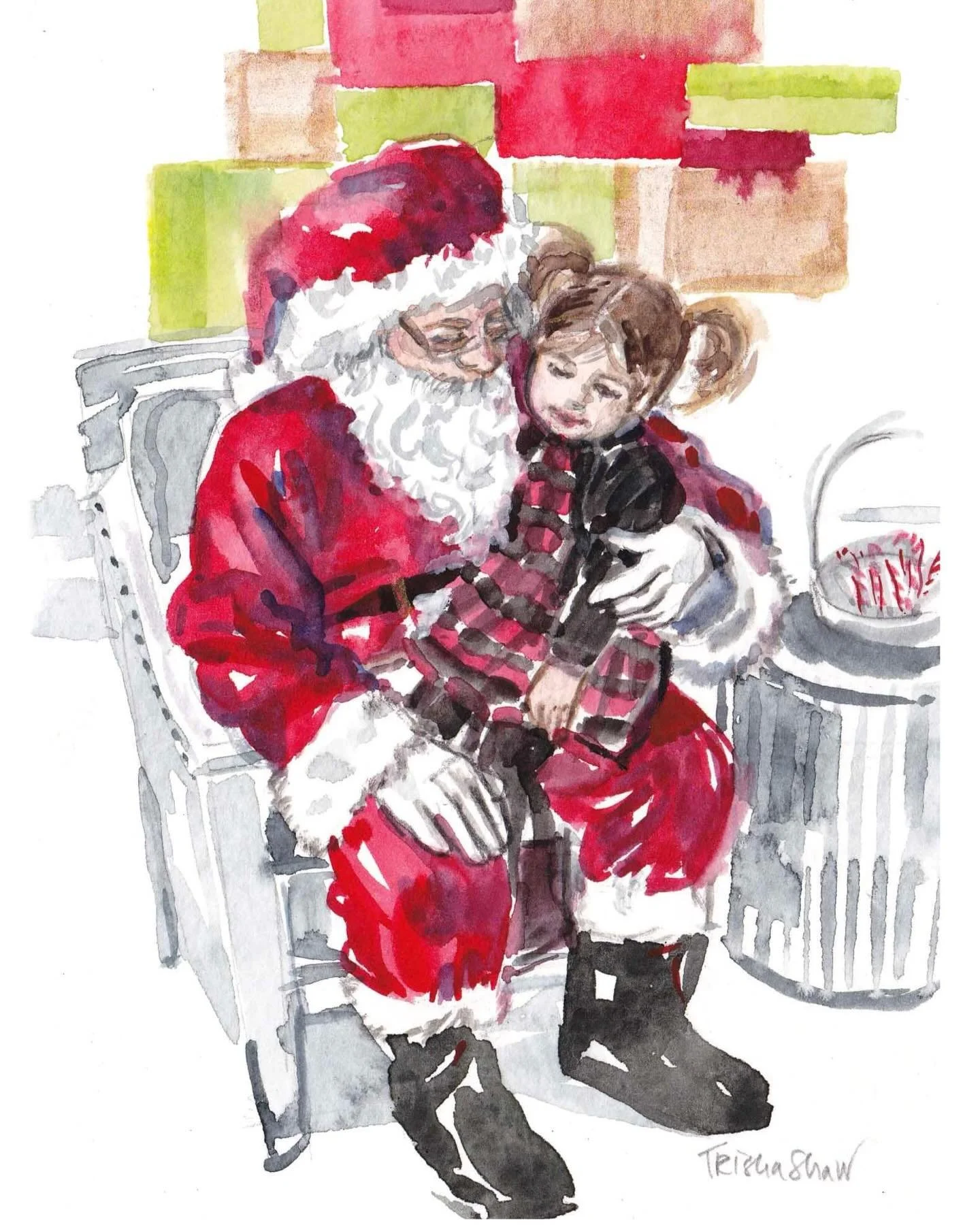 alwaysss a favorite! a visit with santa 🎄🥰❤️🎁🎅