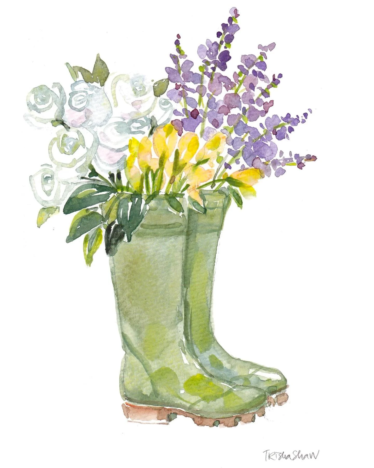 a rainy day calls for wellies😊🌧️💚🌸🌿🌼🪻