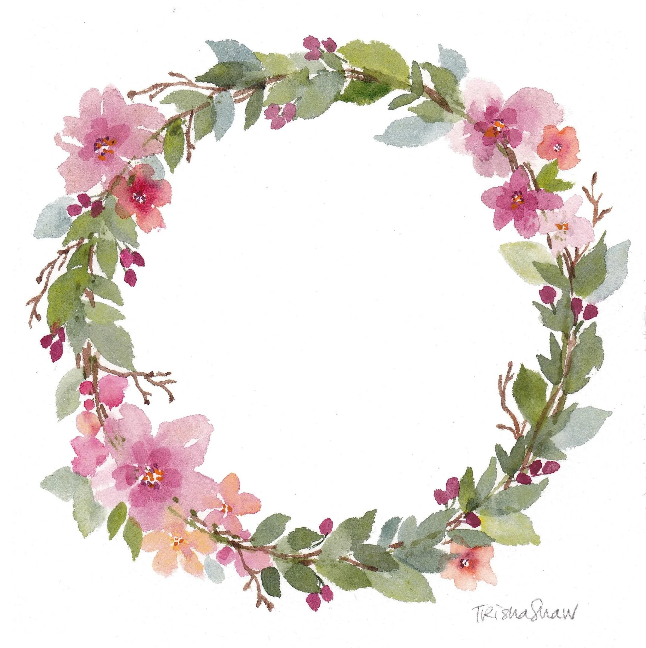 entwined layers of leaves + florals form this pretty wreath🩷🌼🧡🌸💚
