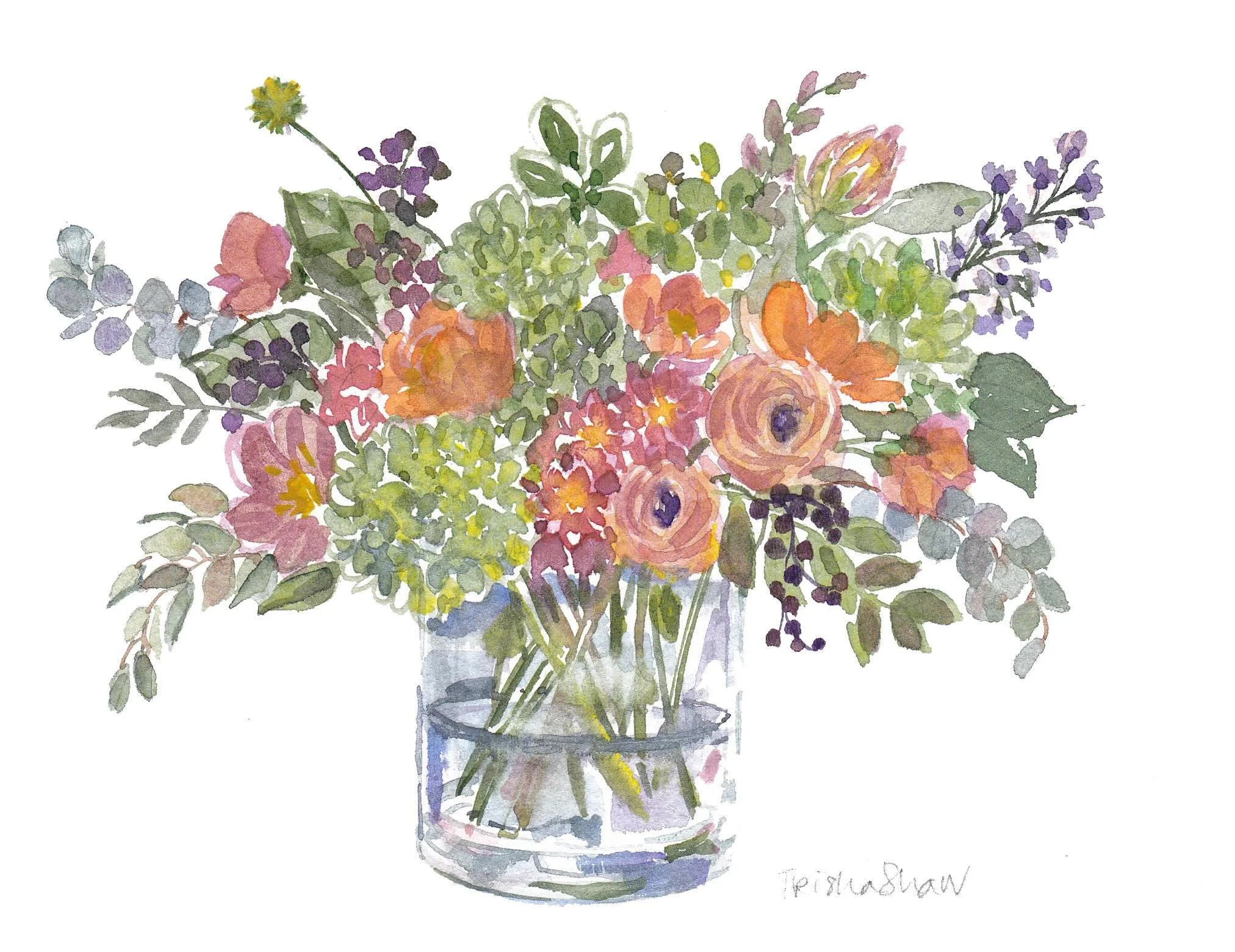 it&rsquo;s friday! oof, a very rough week for me as a nasty virus has had me under the weather. 🫩 hope this bright bouquet makes the day hopeful + cheery 🌸🌷🌼 🪻