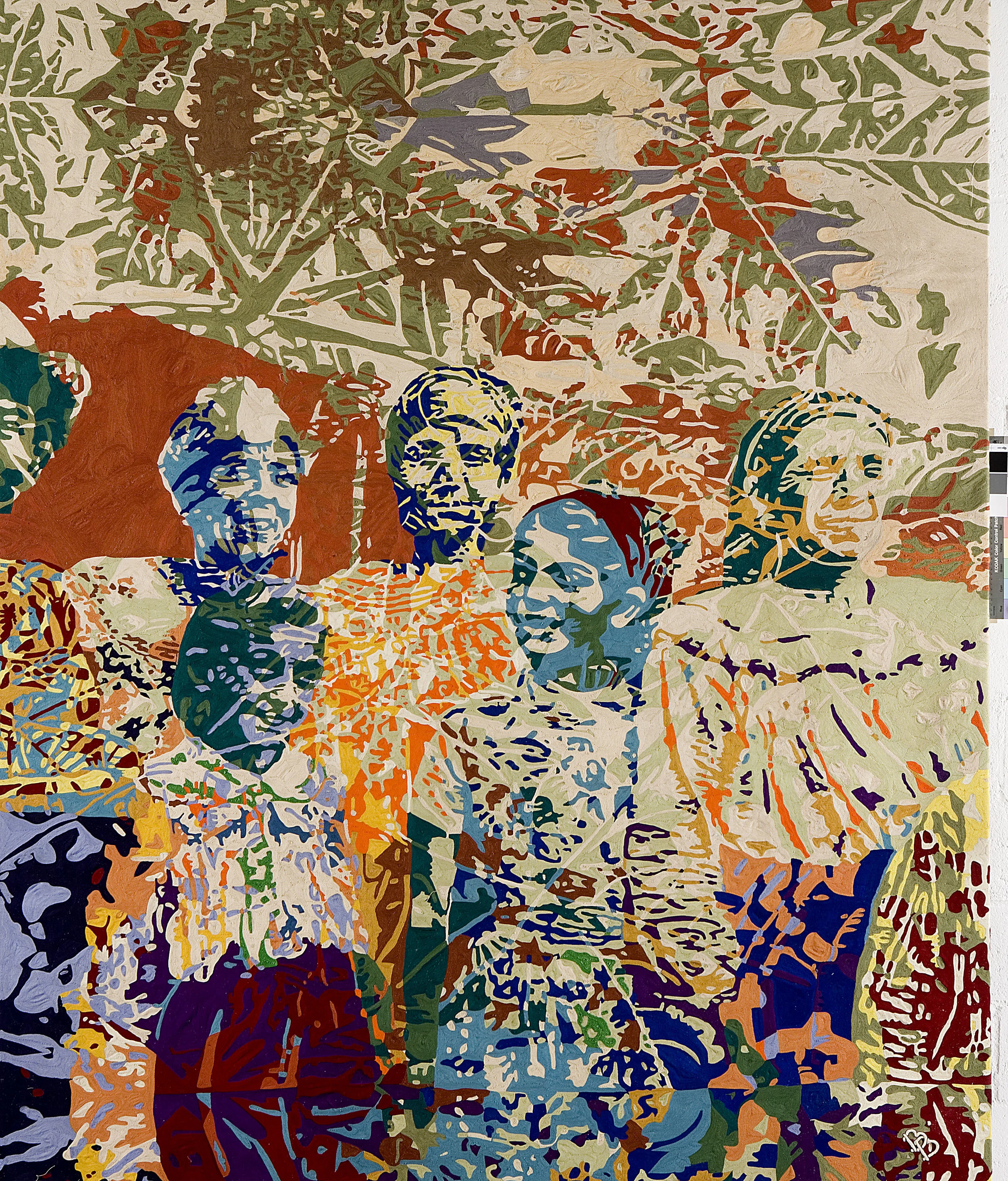 Algeria, hand embroidered, 235 x 200 cm