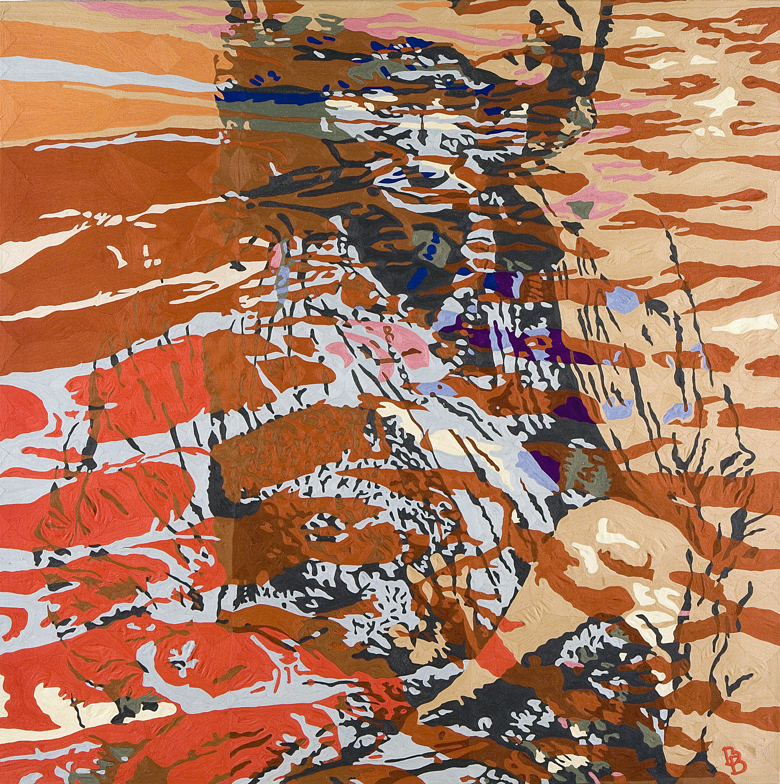 Somalia, hand embroidered, 200 x 200 cm