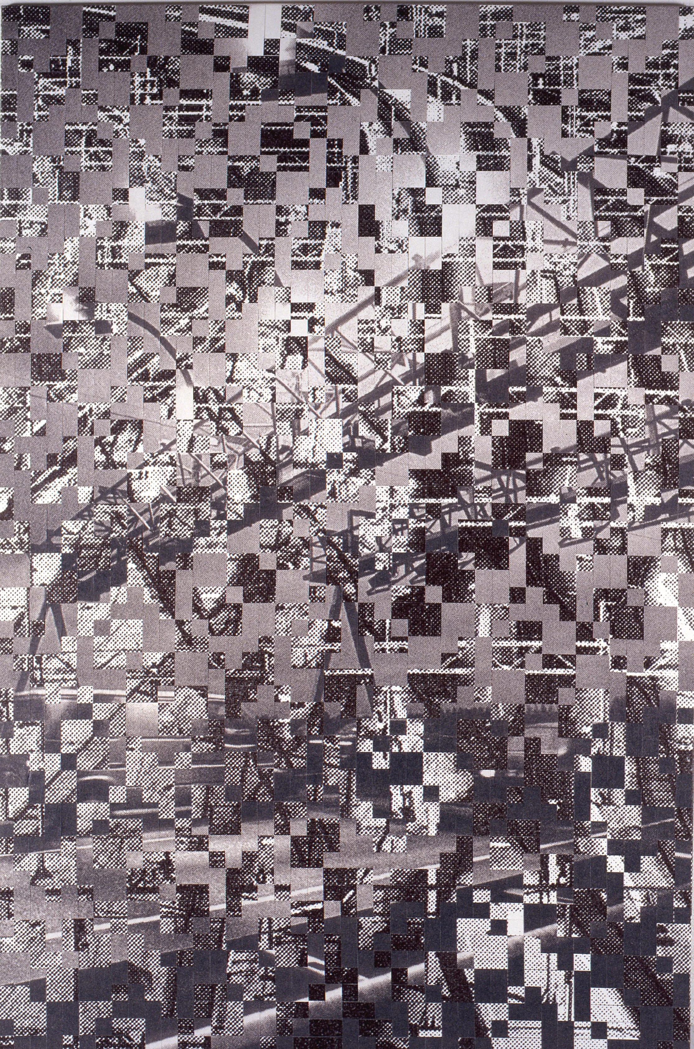 Dutch landscape no. 10, printed and woven canvas, 250 x 180 cm