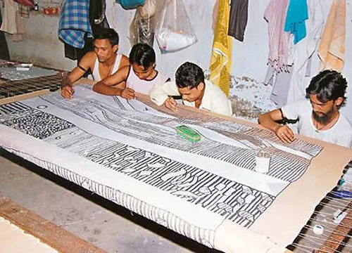 Indian men at work