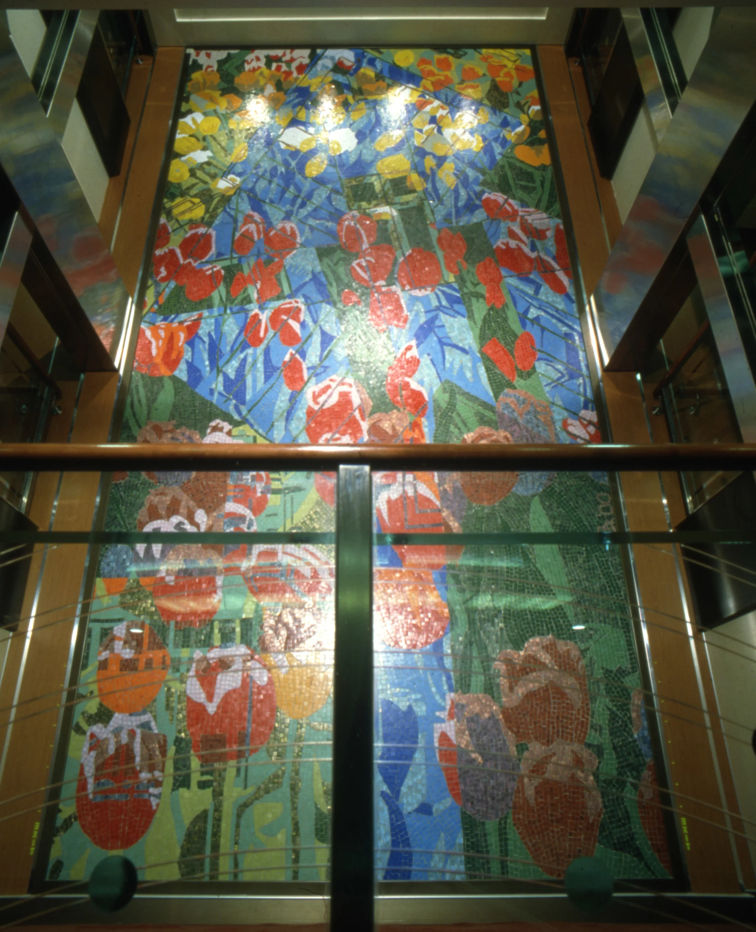 Mosaic wall Pride of Rotterdam, 560 x 275 cm