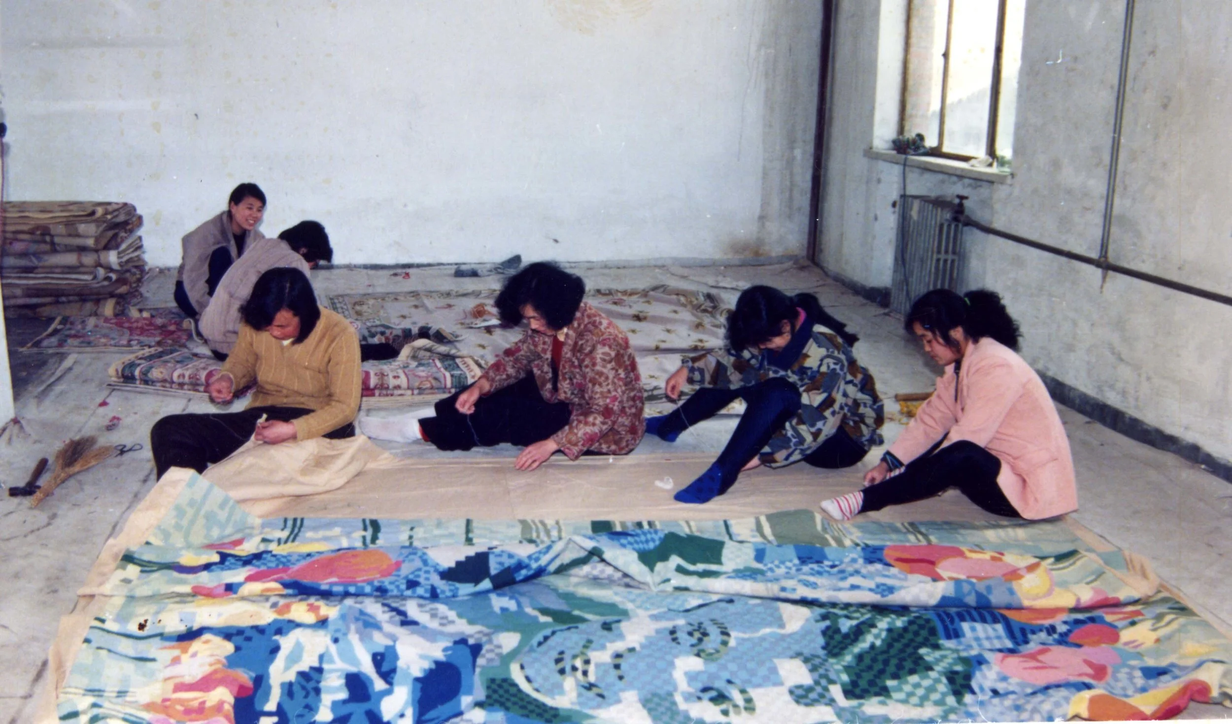 Production process embroiderie, China