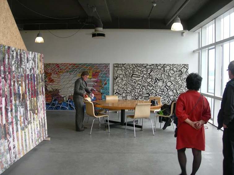 Presentation of the work to the client, Post CS Stedelijk Museum, 2006