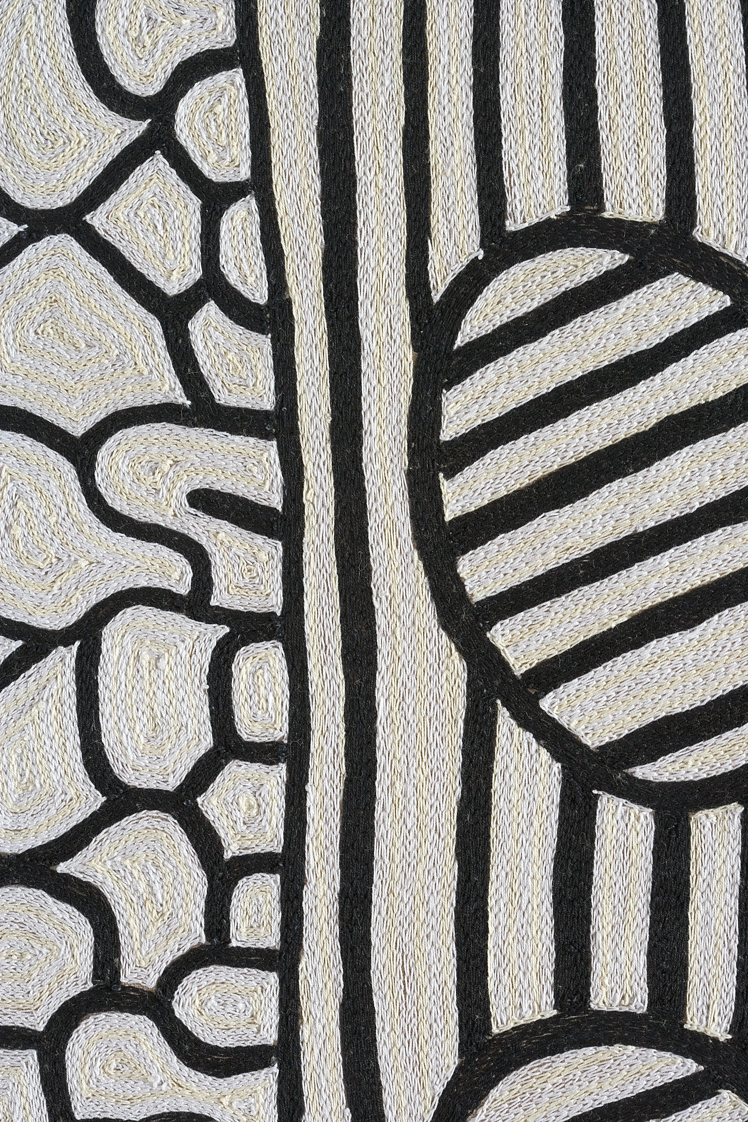 Cells 1, hand embroidered, detail