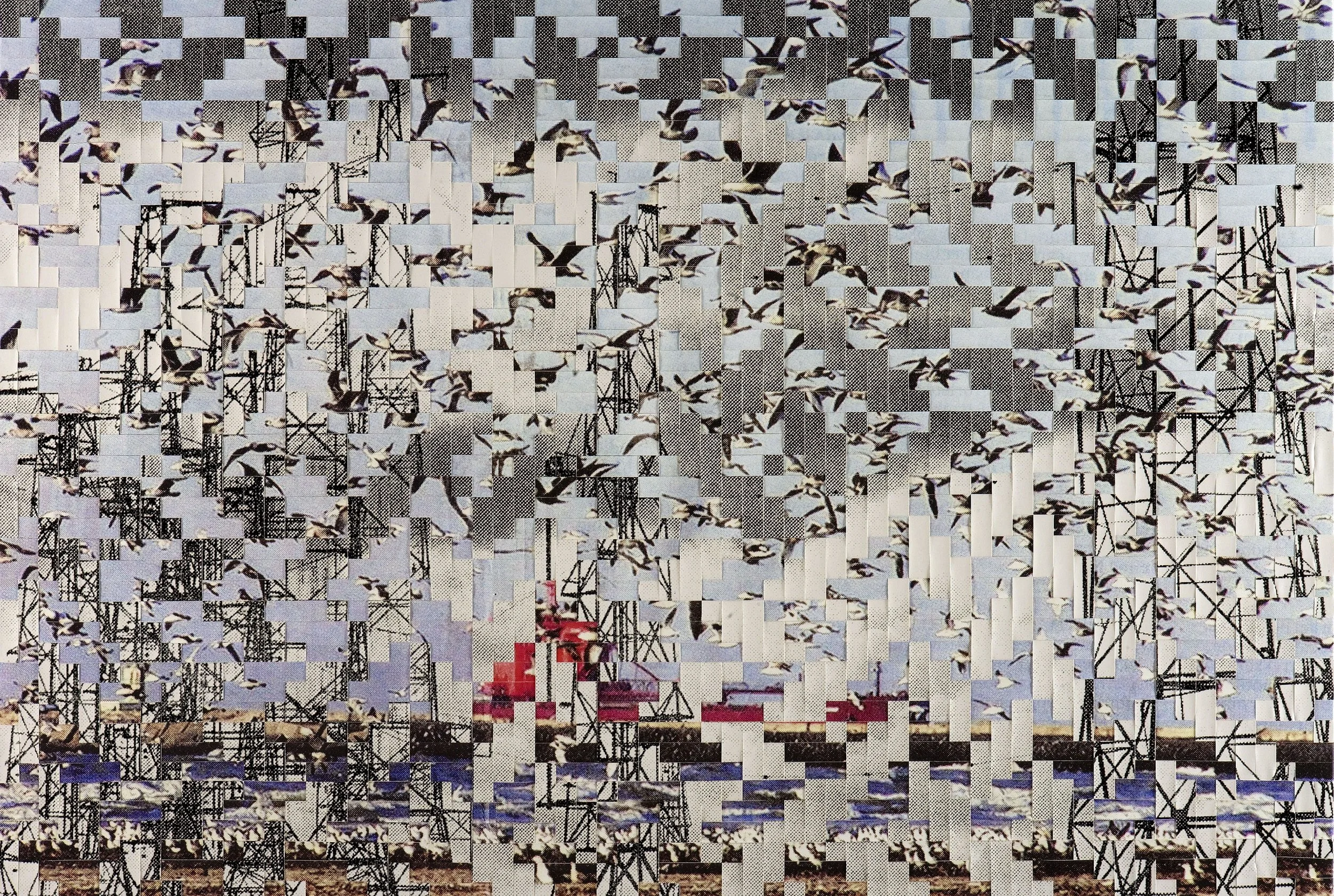 Dutch Landscapes: no. 15, printed and woven canvas, 145 x 213 cm