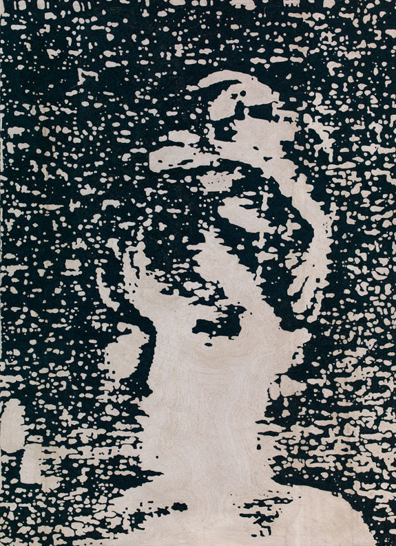 My Family: B, hand embroidered, 98 x 136 cm, 2012