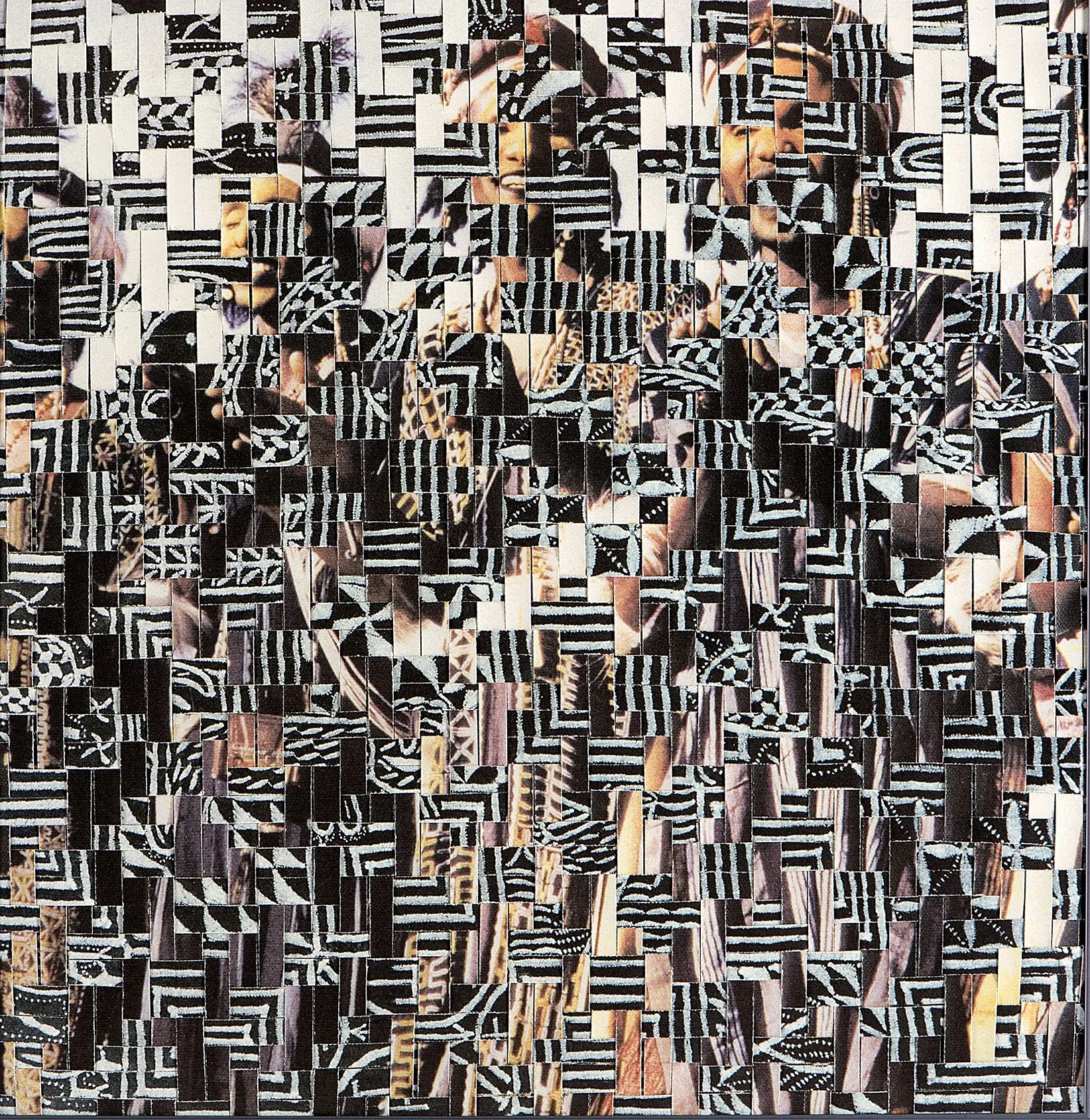 Nigeria, printed woven canvas, 105x105 cm