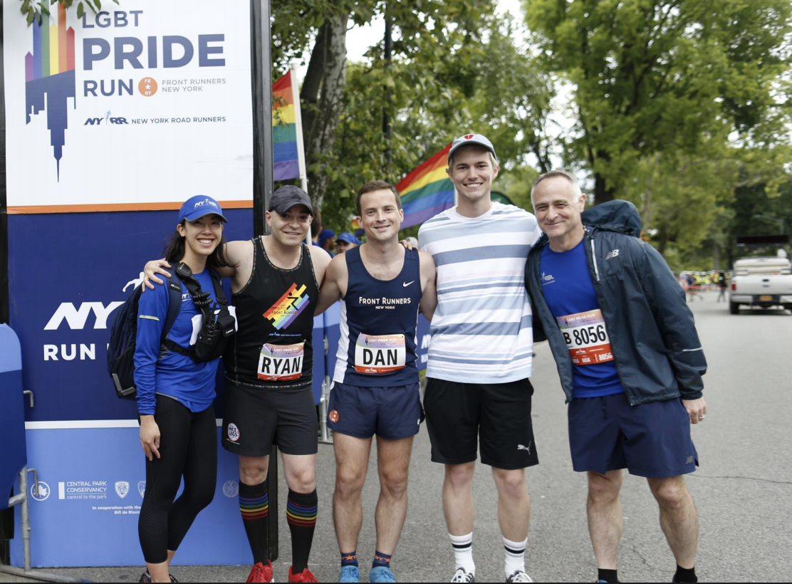 NYRR and FRNY members with 2018 Beneficiary representatives.