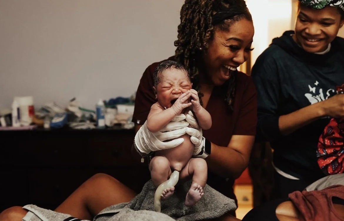 Midwife birth support