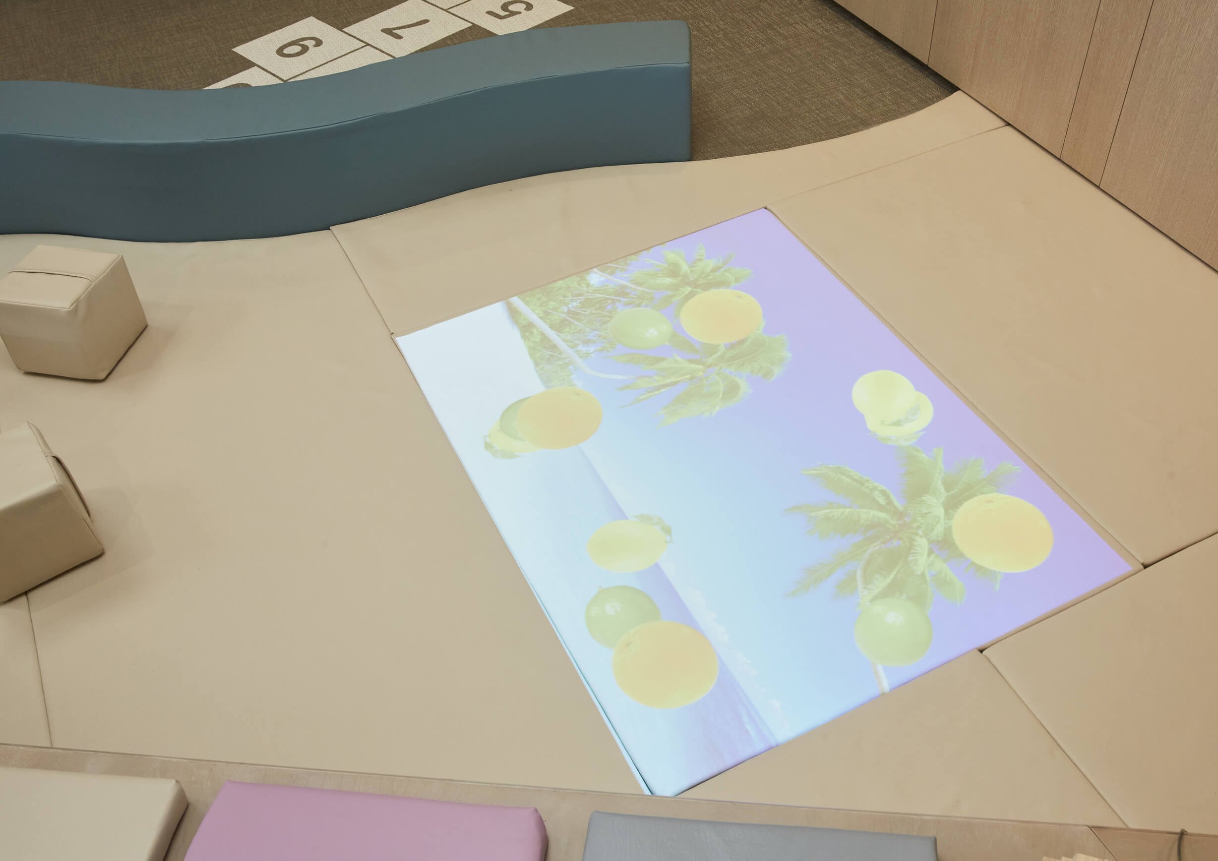 Sensory floor projectors