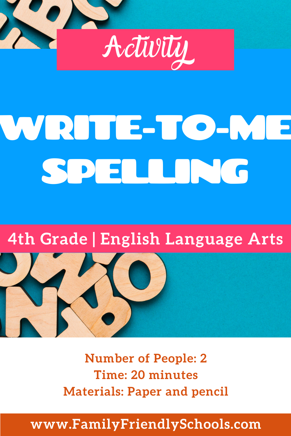 at home activity: 4th grade english language arts — family friendly schools at home activity: 4th