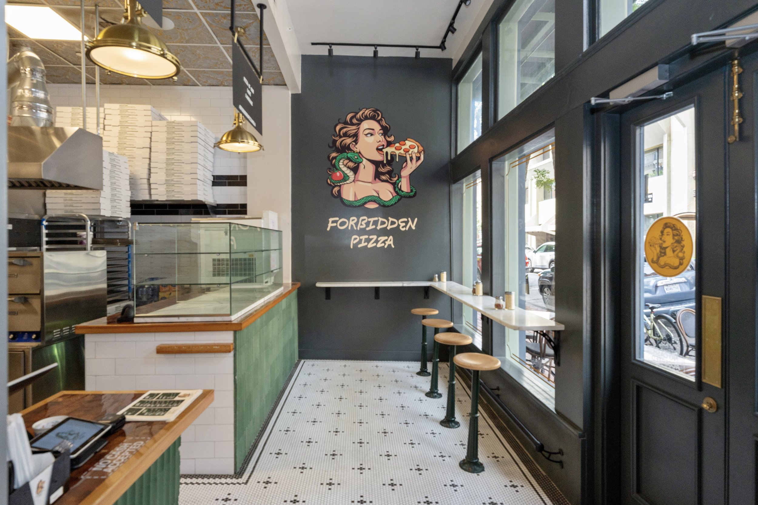 Forbidden Pizza,  604 Baronne St. New Orleans